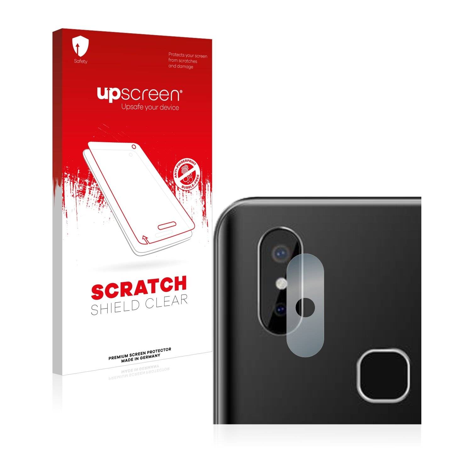 upscreen Scratch Shield Clear Premium Displayschutzfolie für Cubot Max 2 (NUR