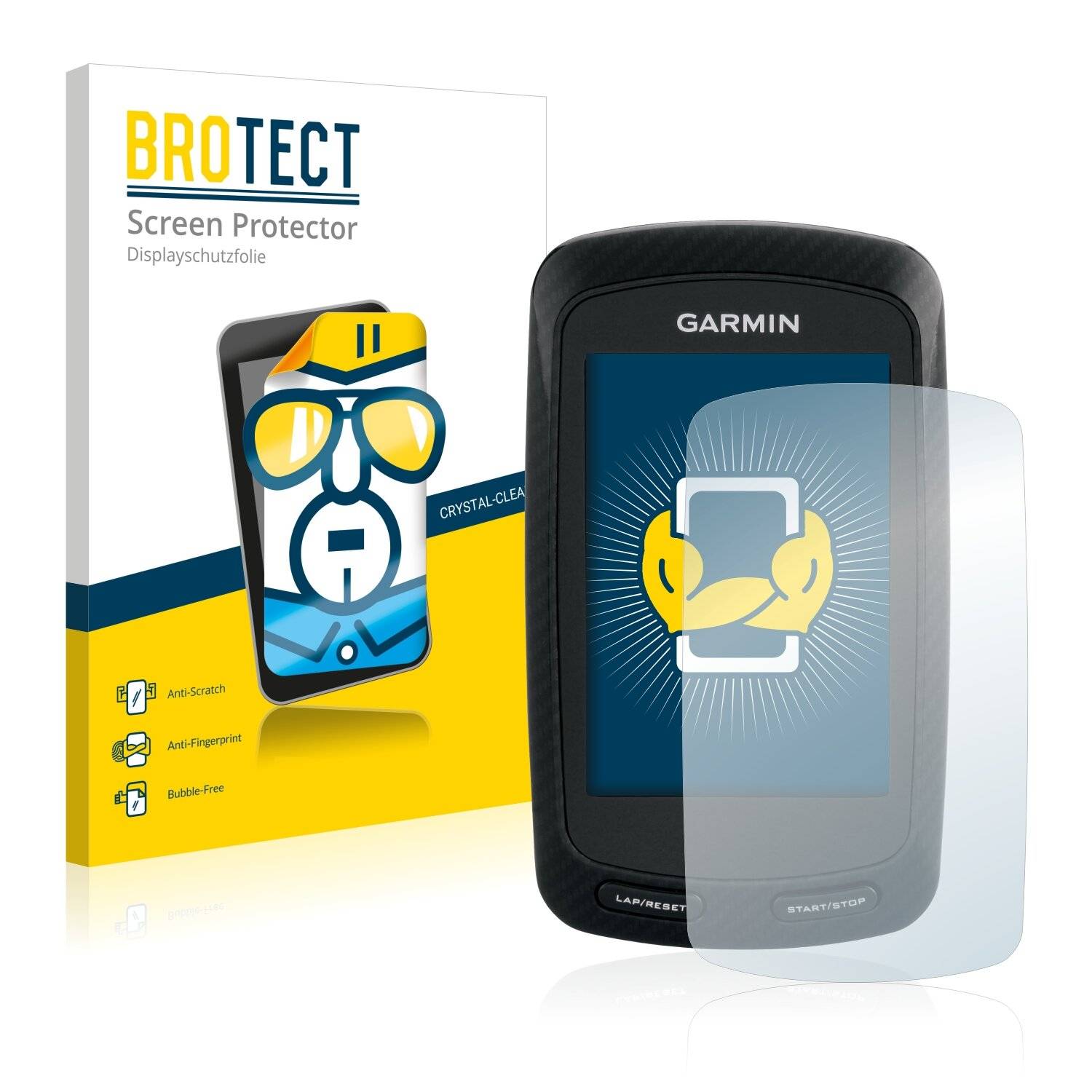 2x BROTECT HD-Clear Displayschutzfolie für Garmin Edge