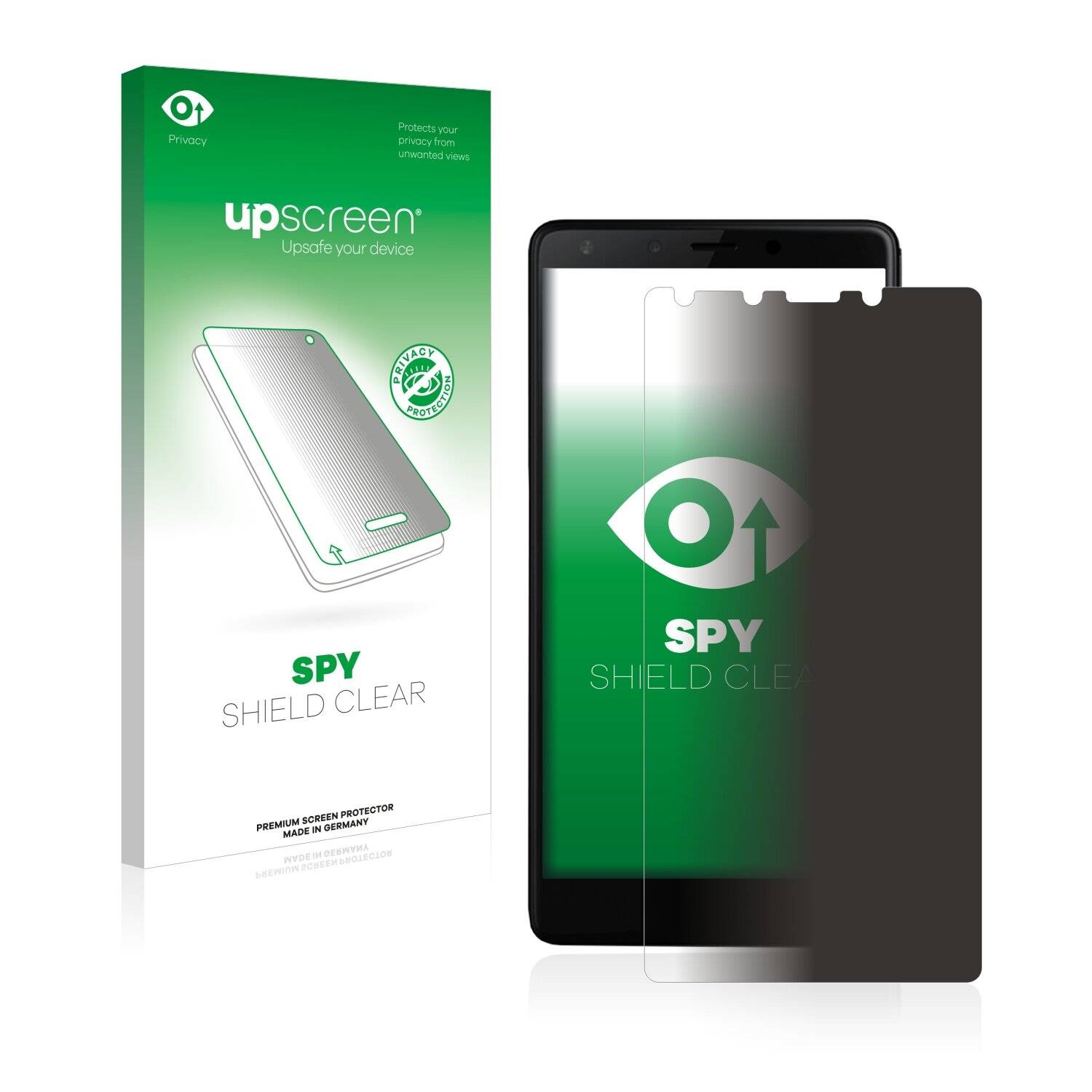 upscreen Spy Shield Clear Premium Blickschutzfolie für Infinix Zero 4