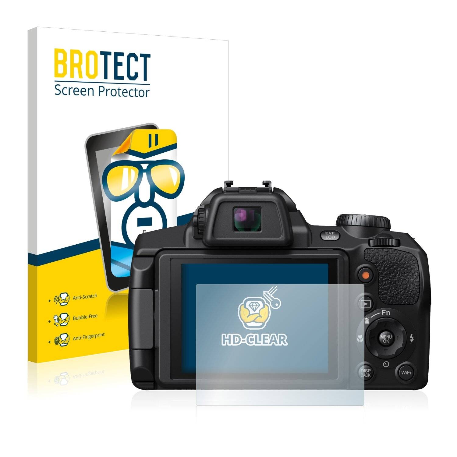 2x BROTECT HD-Clear Displayschutzfolie für Fujifilm FinePix