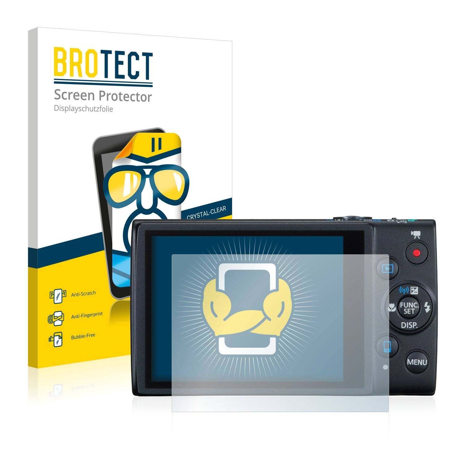 2x BROTECT HD-Clear Displayschutzfolie für Canon IXUS 265