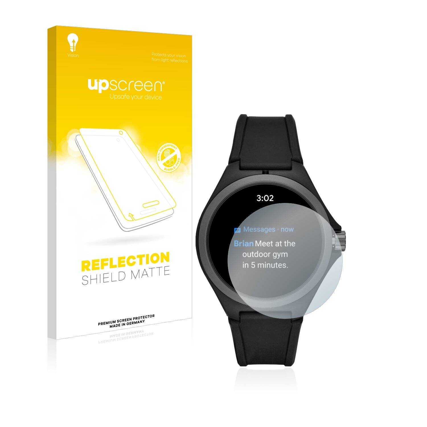 upscreen Reflection Shield Matte Premium Displayschutzfolie für Puma Gen 4 Heart Rate