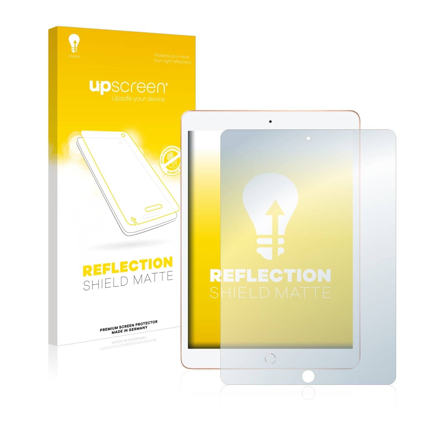 upscreen Reflection Shield Matte Premium Displayschutzfolie für Apple iPad 10.2 WiFi