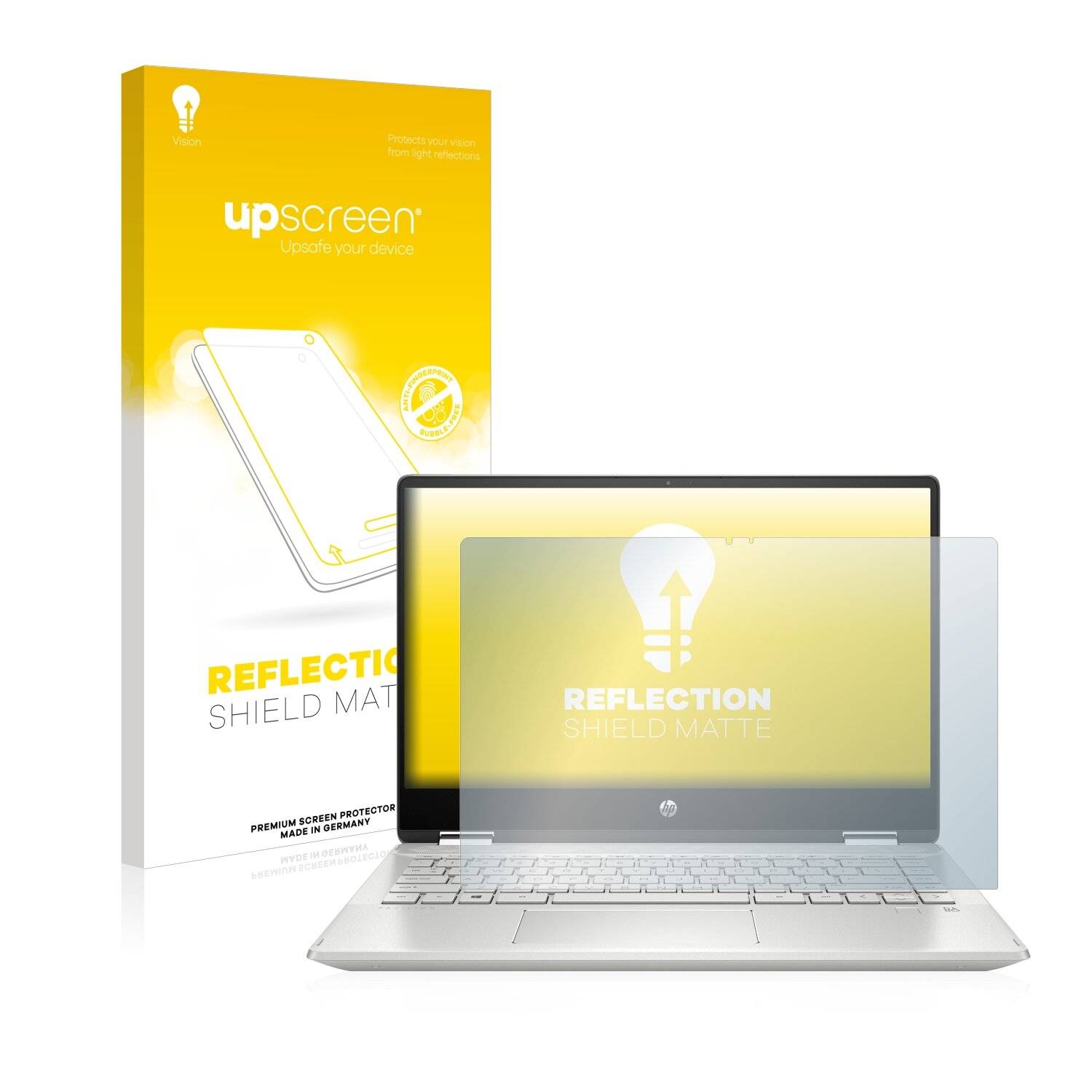 upscreen Reflection Shield Matte Premium Displayschutzfolie für HP Pavilion