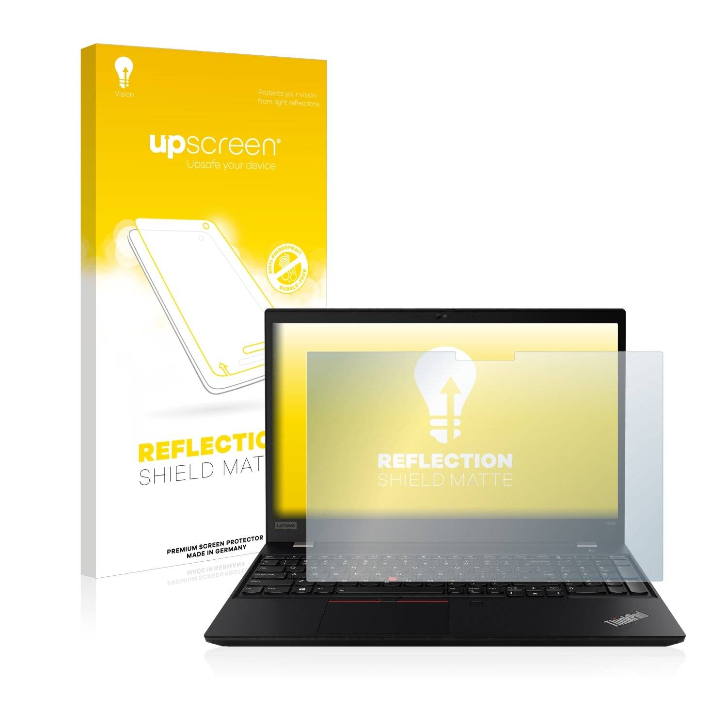 upscreen Reflection Shield Matte Premium Displayschutzfolie für Lenovo ThinkPad T590