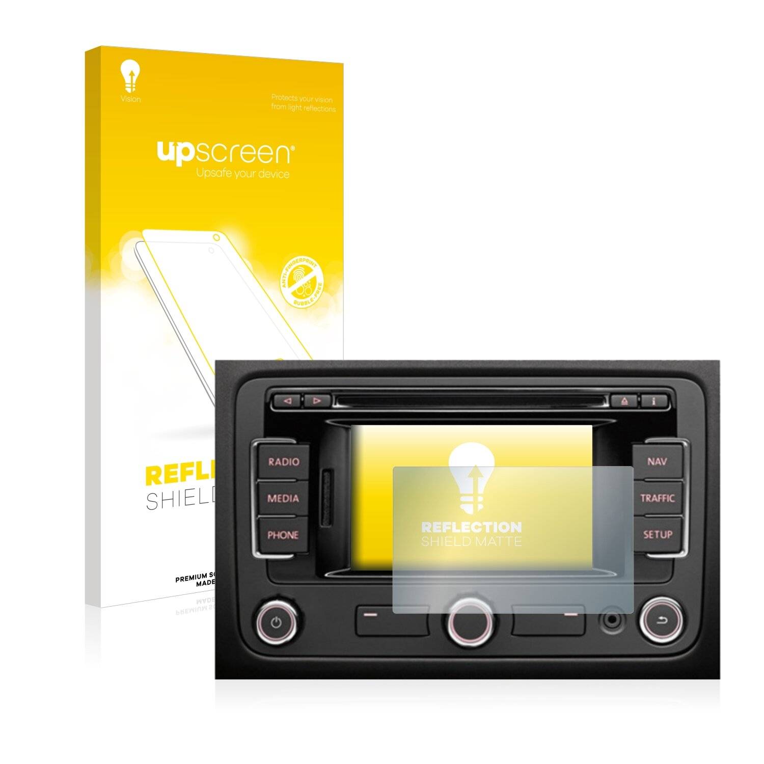 upscreen Reflection Shield Matte Premium Displayschutzfolie für Volkswagen Amarok 2H
