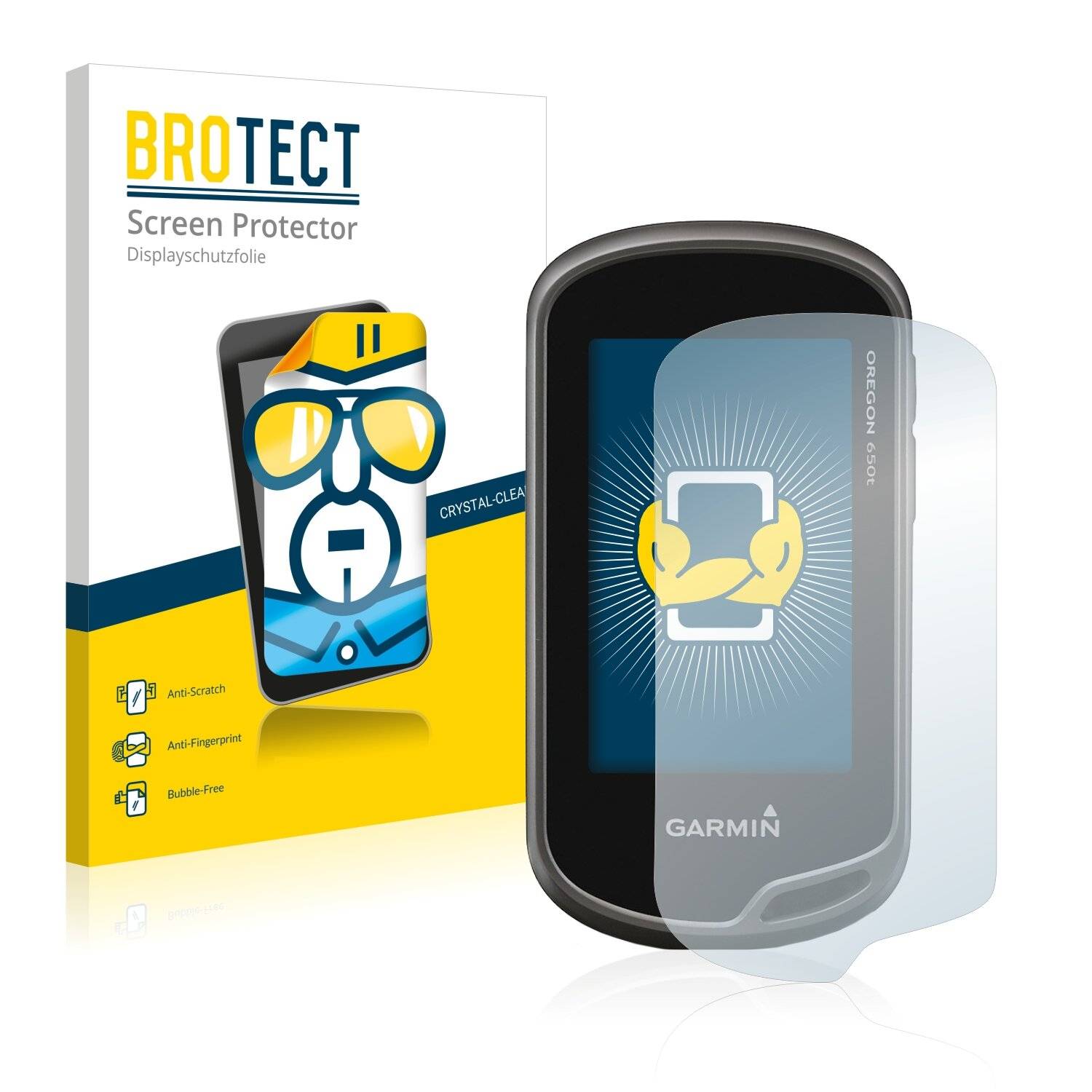 2x BROTECT HD-Clear Displayschutzfolie für Garmin Oregon