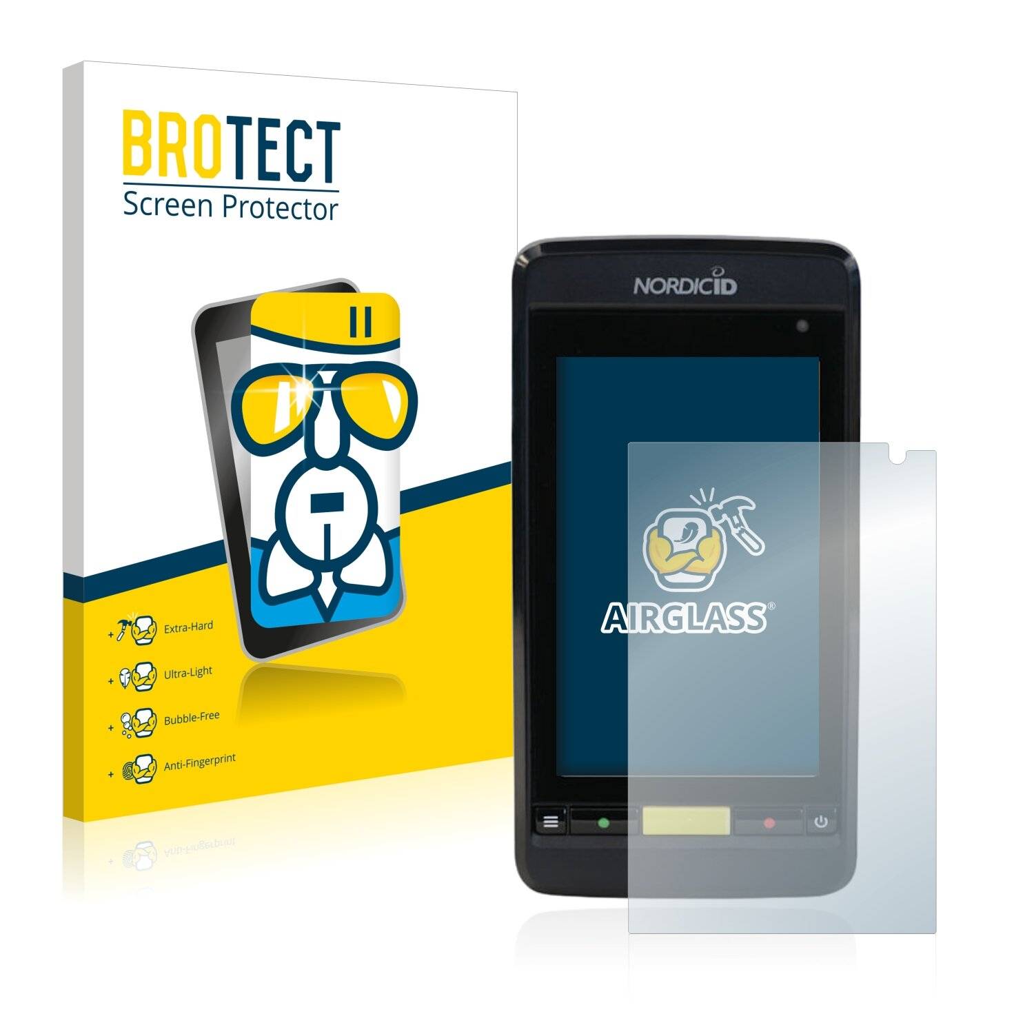 BROTECT AirGlass Schutzglas Folie für Nordic ID