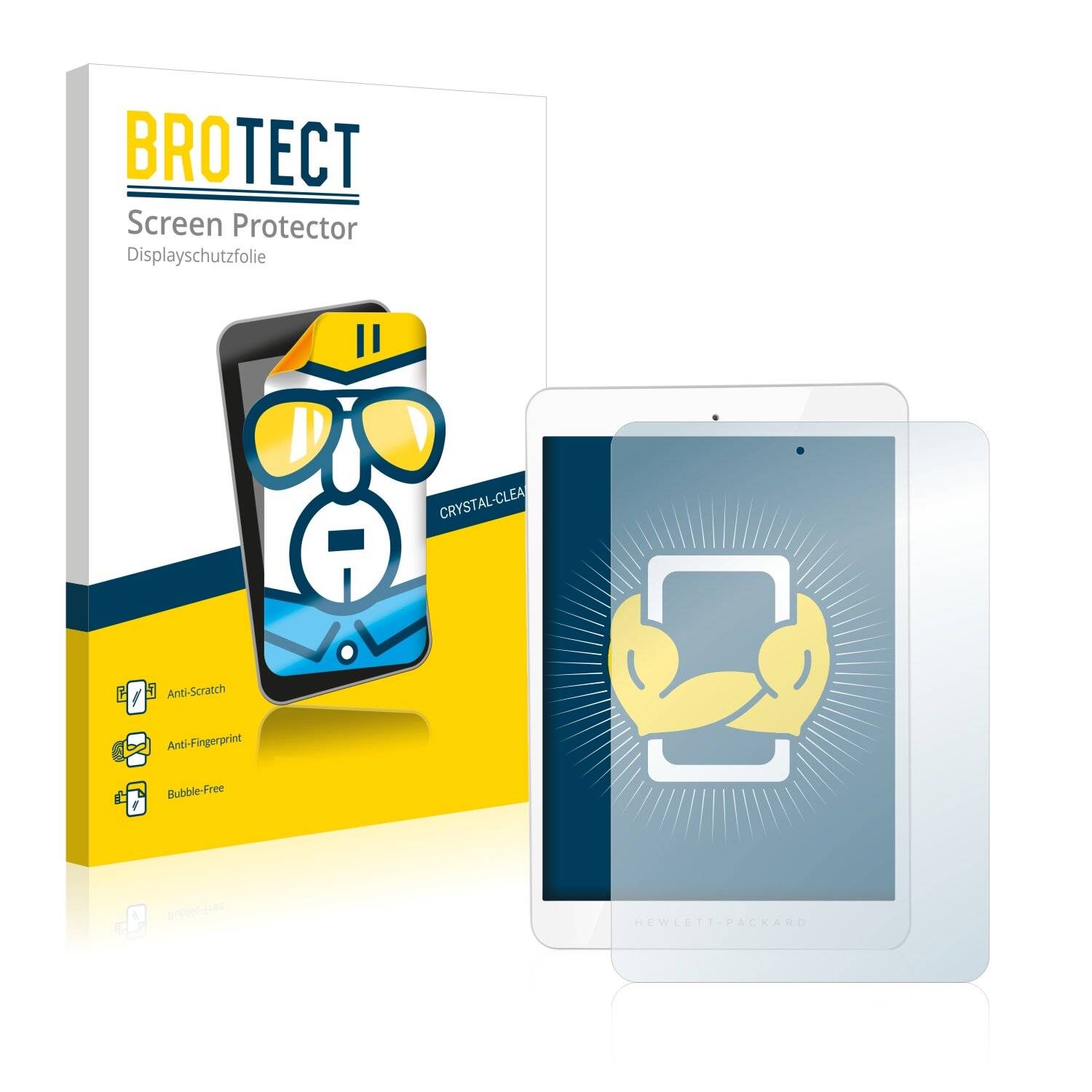 2x BROTECT HD-Clear Displayschutzfolie für HP 8