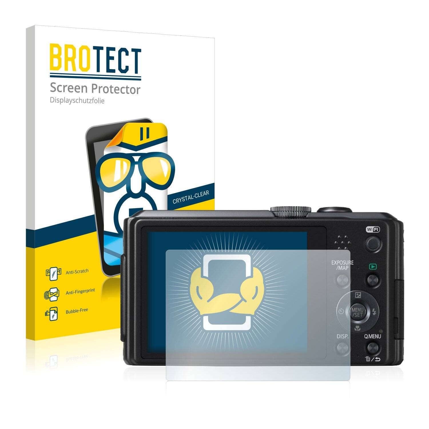 2x BROTECT HD-Clear Displayschutzfolie für Panasonic Lumix