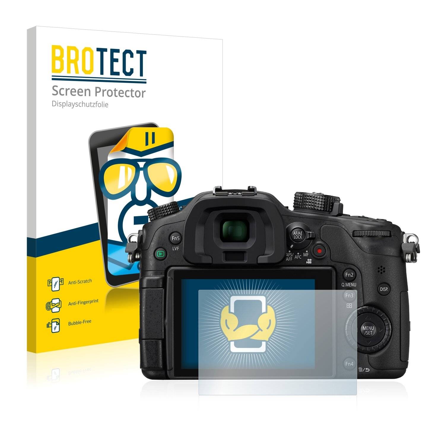 2x BROTECT HD-Clear Displayschutzfolie für Panasonic Lumix