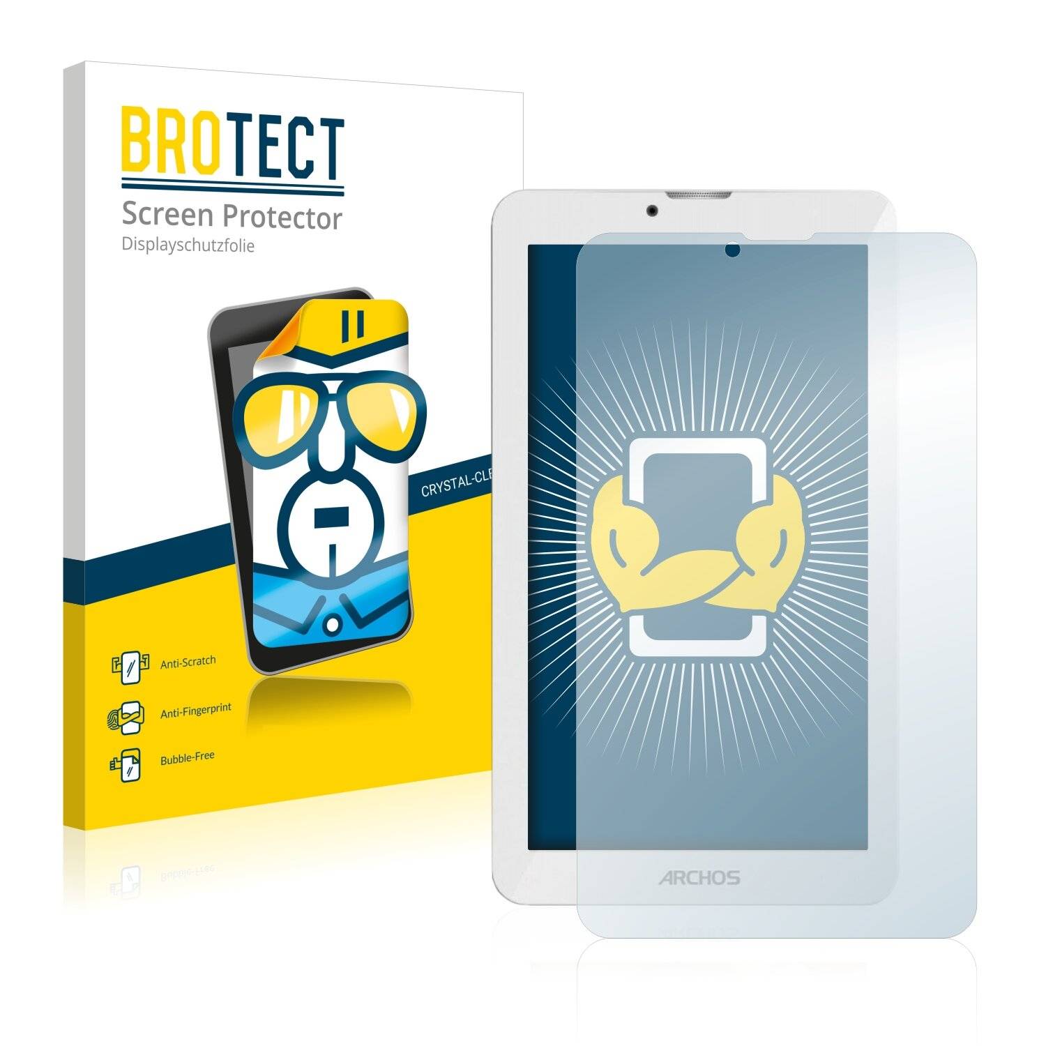 2x BROTECT HD-Clear Displayschutzfolie für Archos 70b