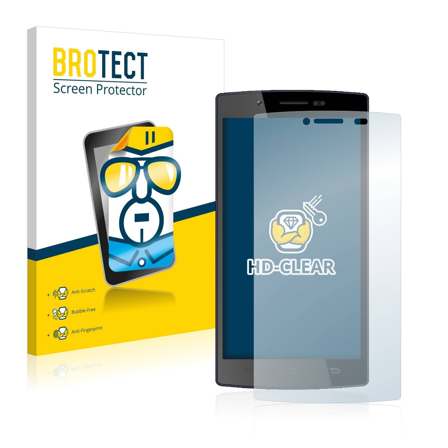 2x BROTECT HD-Clear Displayschutzfolie für Cube1
