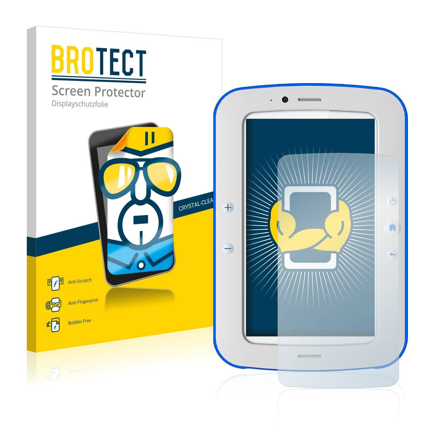 2x BROTECT HD-Clear Displayschutzfolie für Polaroid Kids Tablet