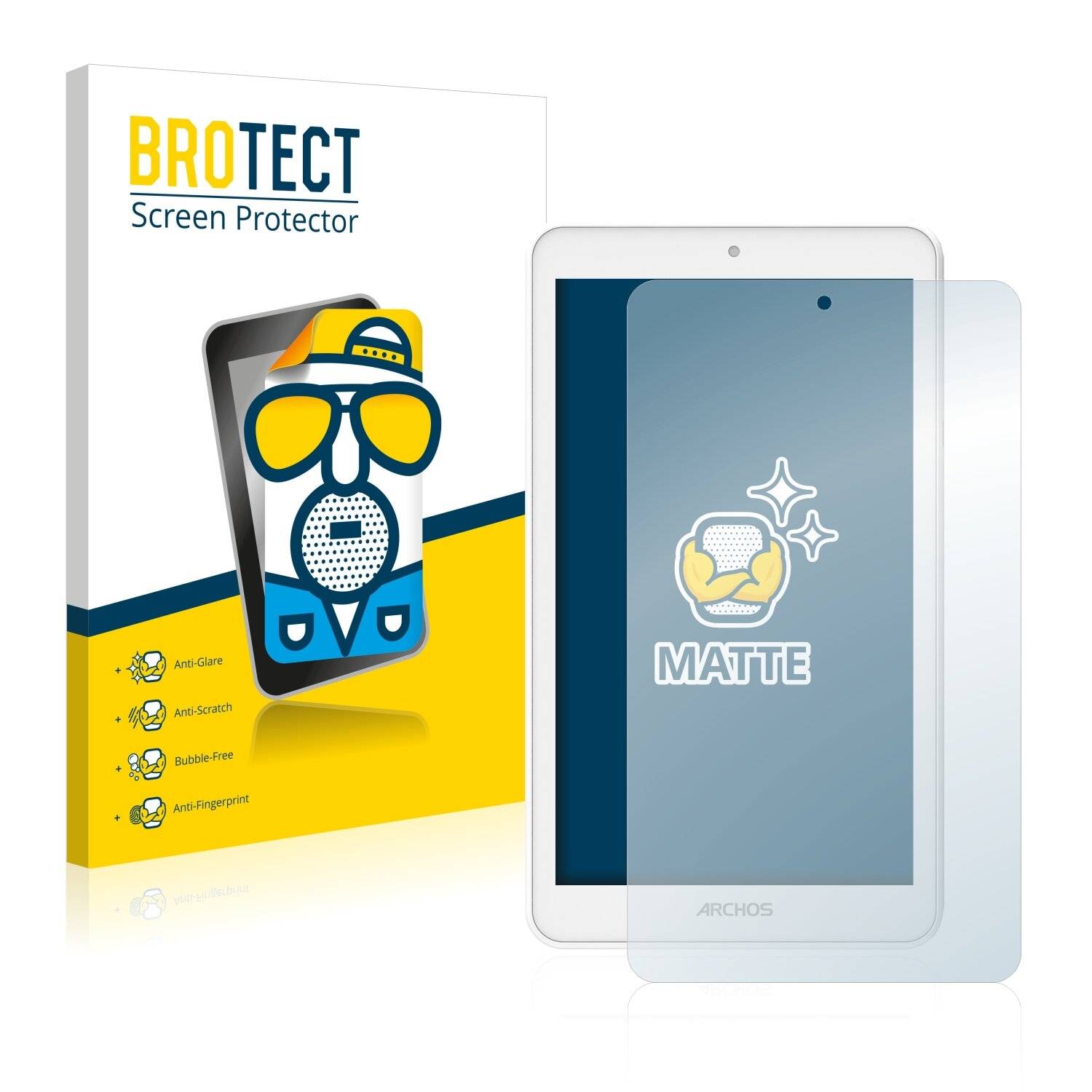 2x BROTECT Matte Displayschutzfolie für Archos 70 Platinum - Entspiegelt,