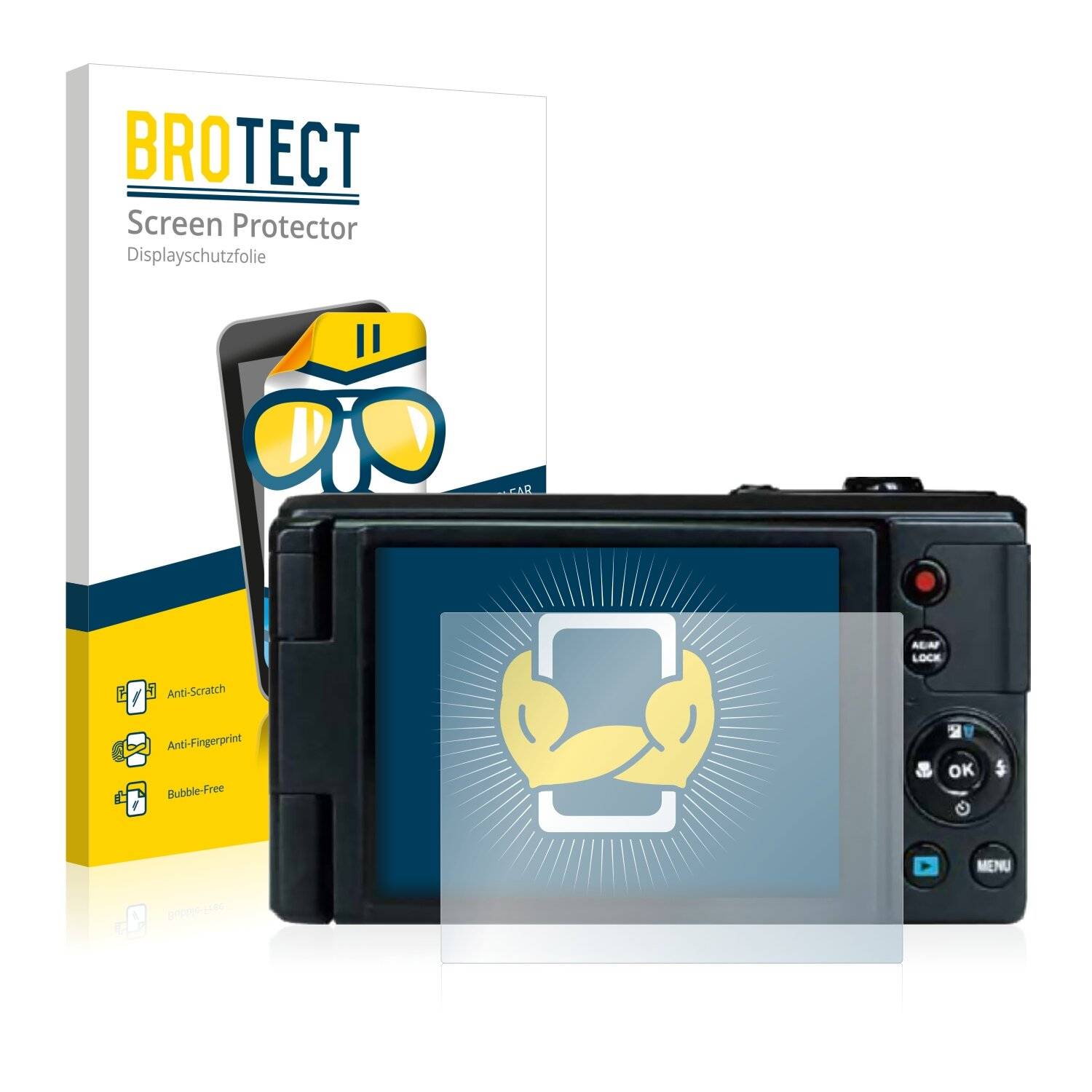 2x BROTECT HD-Clear Displayschutzfolie für Medion Life P44034 (MD