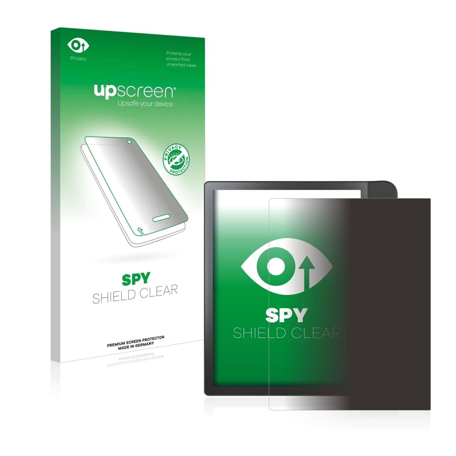 upscreen Spy Shield Clear Premium Blickschutzfolie für Tolino Epos