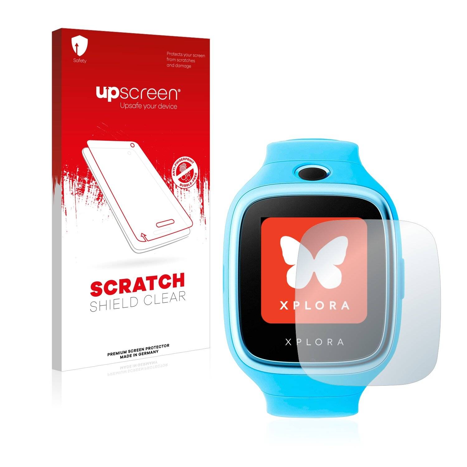 upscreen Scratch Shield Clear Premium Displayschutzfolie für Xplora