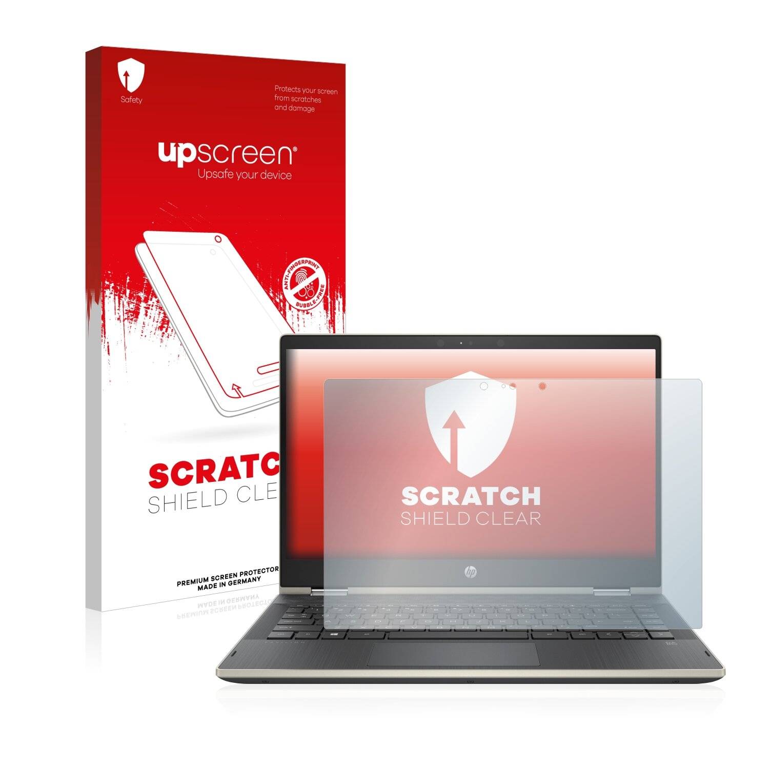 upscreen Scratch Shield Clear Premium Displayschutzfolie für HP Pavilion x360