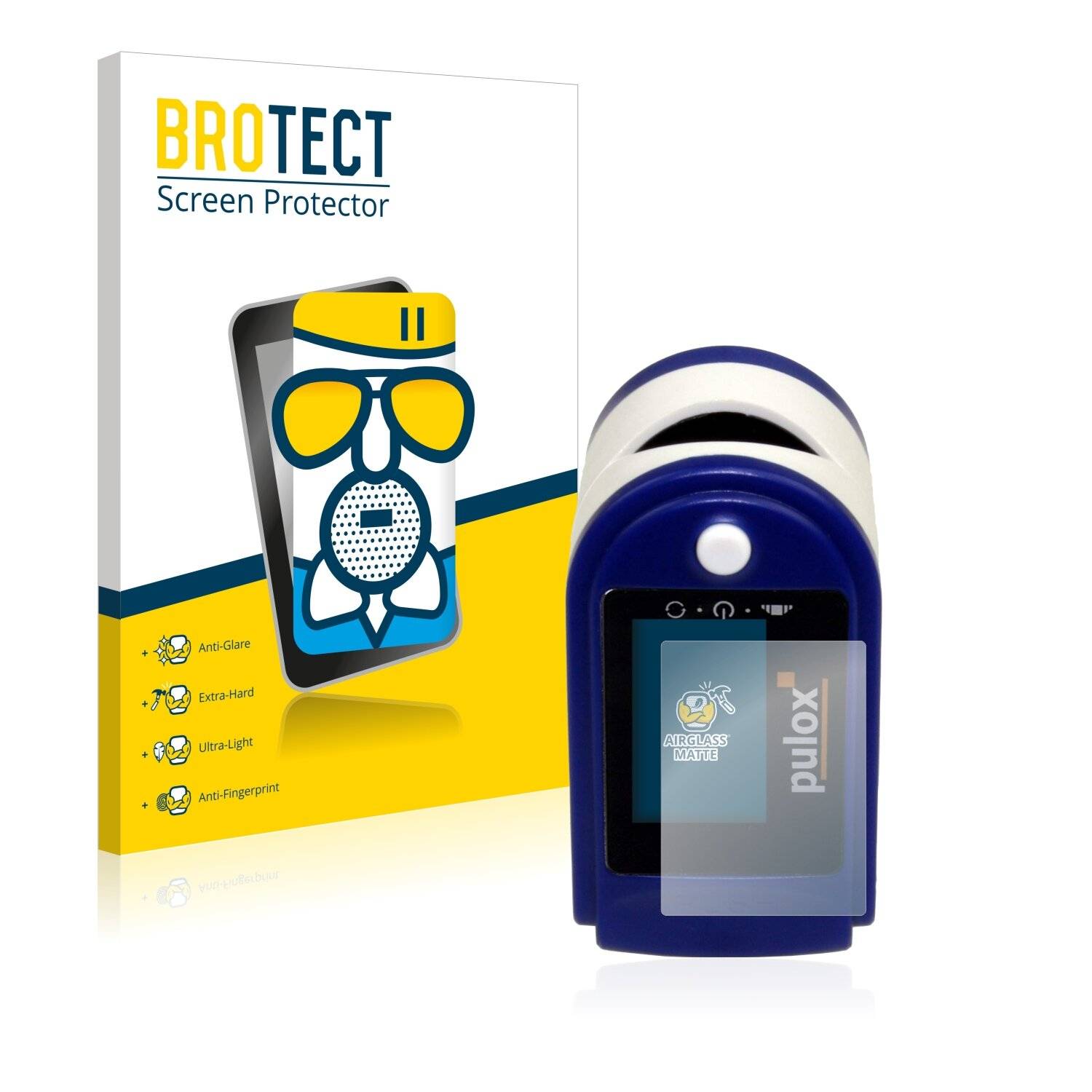 BROTECT AirGlass Matte Schutzglas Folie für Pulox