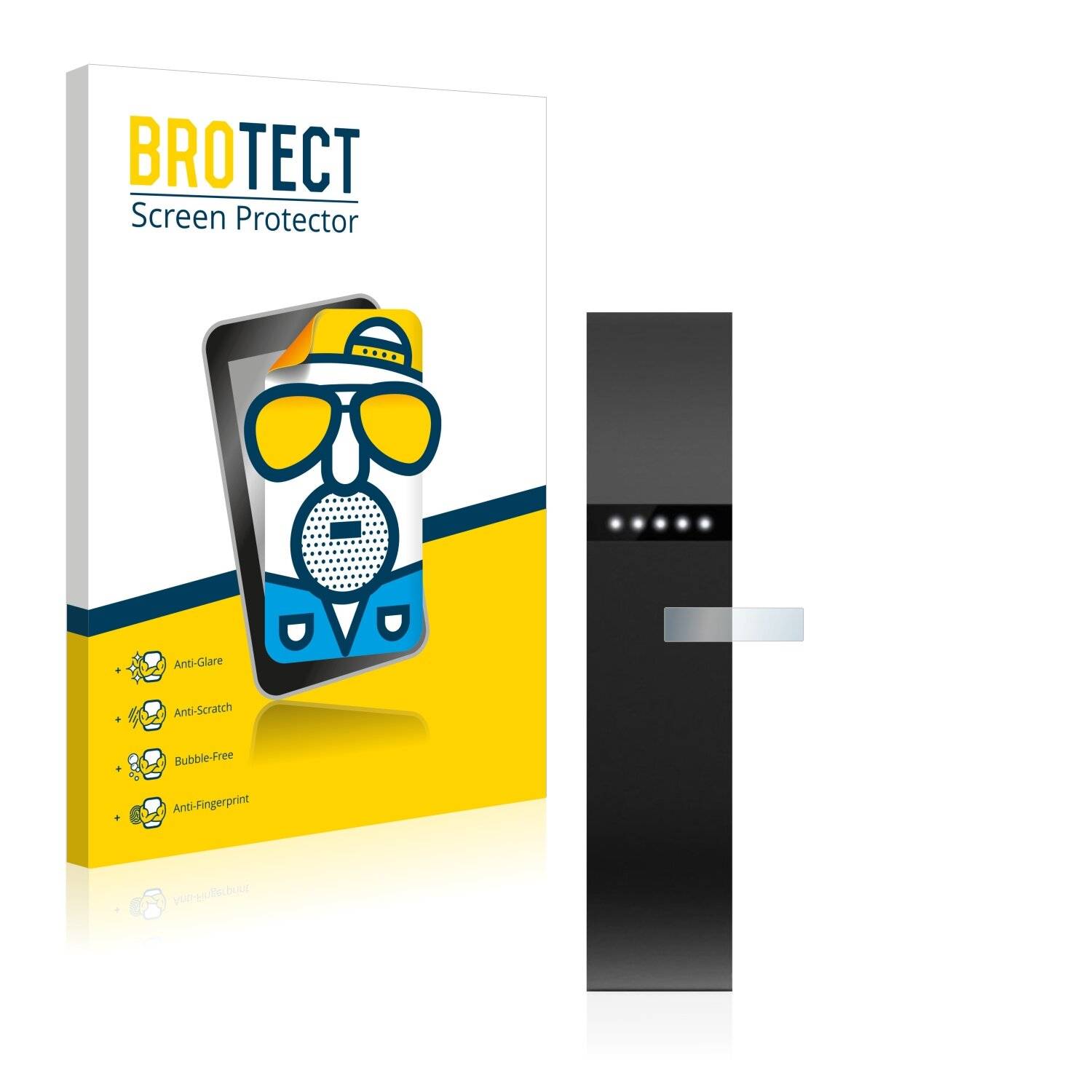 2x BROTECT Matte Displayschutzfolie für Fitbit Flex - Entspiegelt,