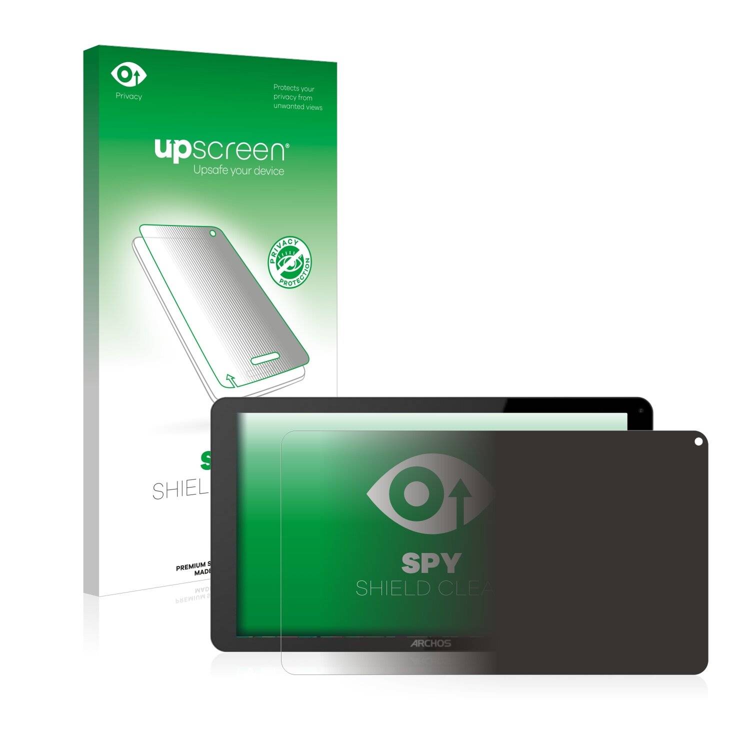 upscreen Spy Shield Clear Premium Blickschutzfolie für Archos 101f