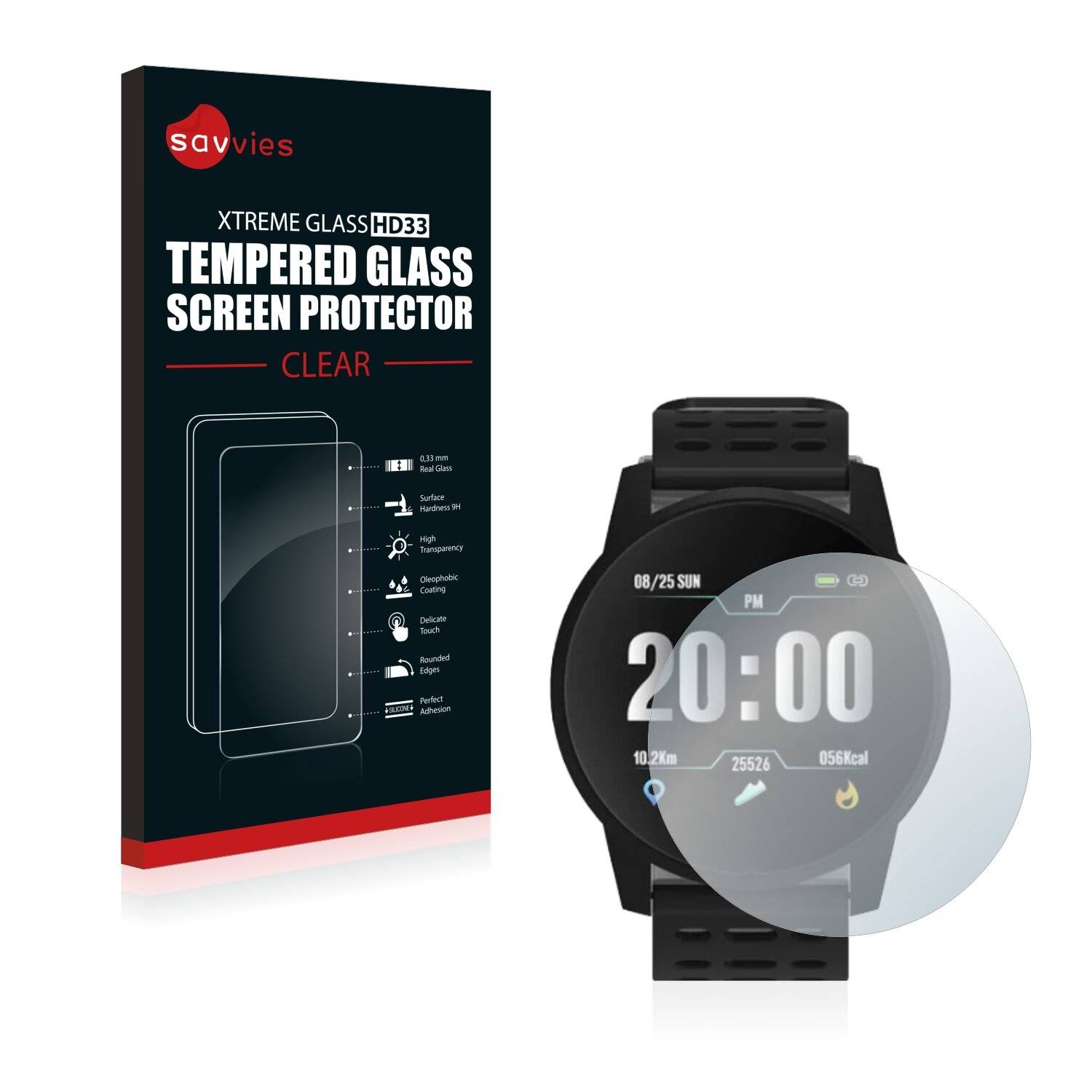 Savvies HD33 Clear Schutzglas für Alfawise