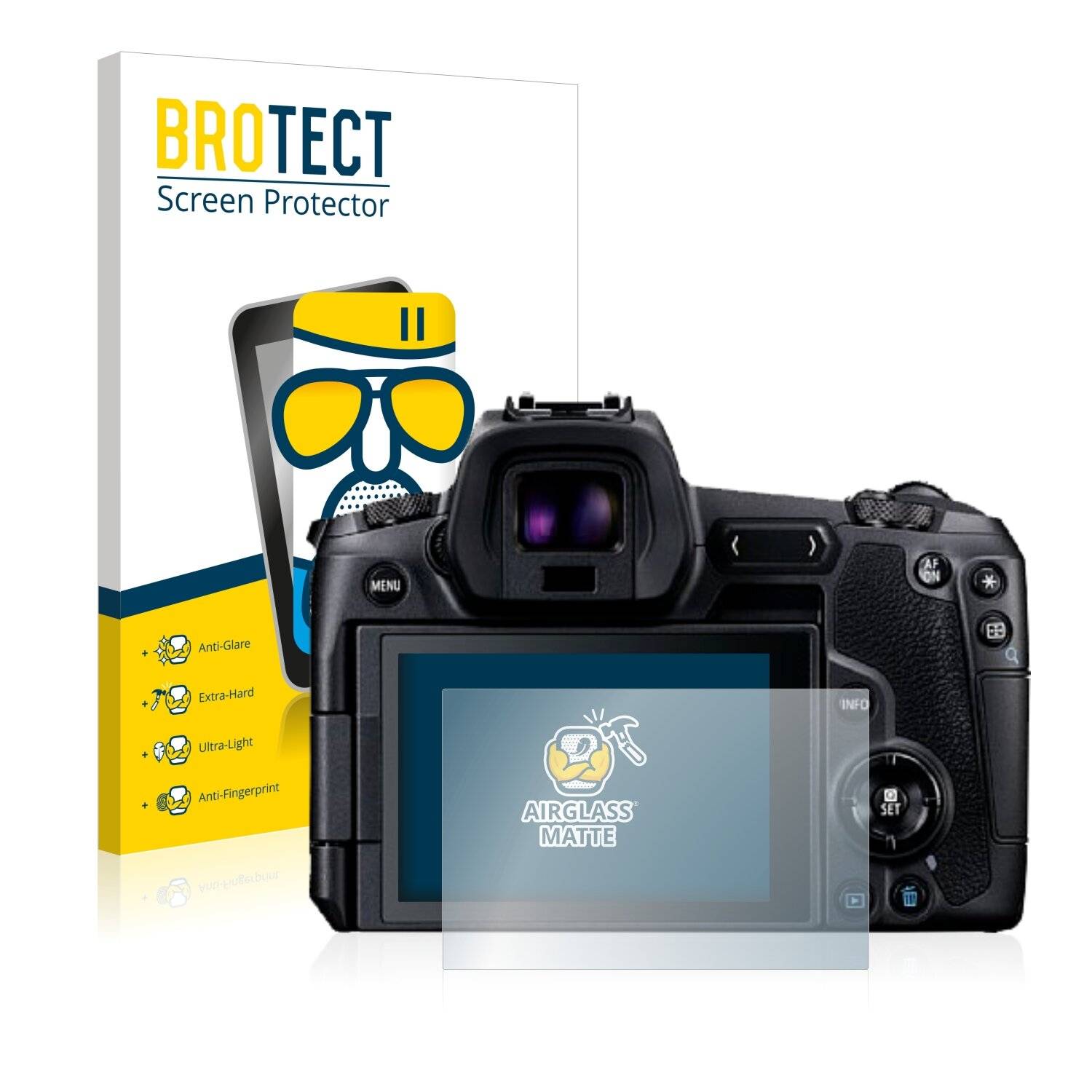 BROTECT AirGlass Matte Schutzglas Folie für Canon EOS