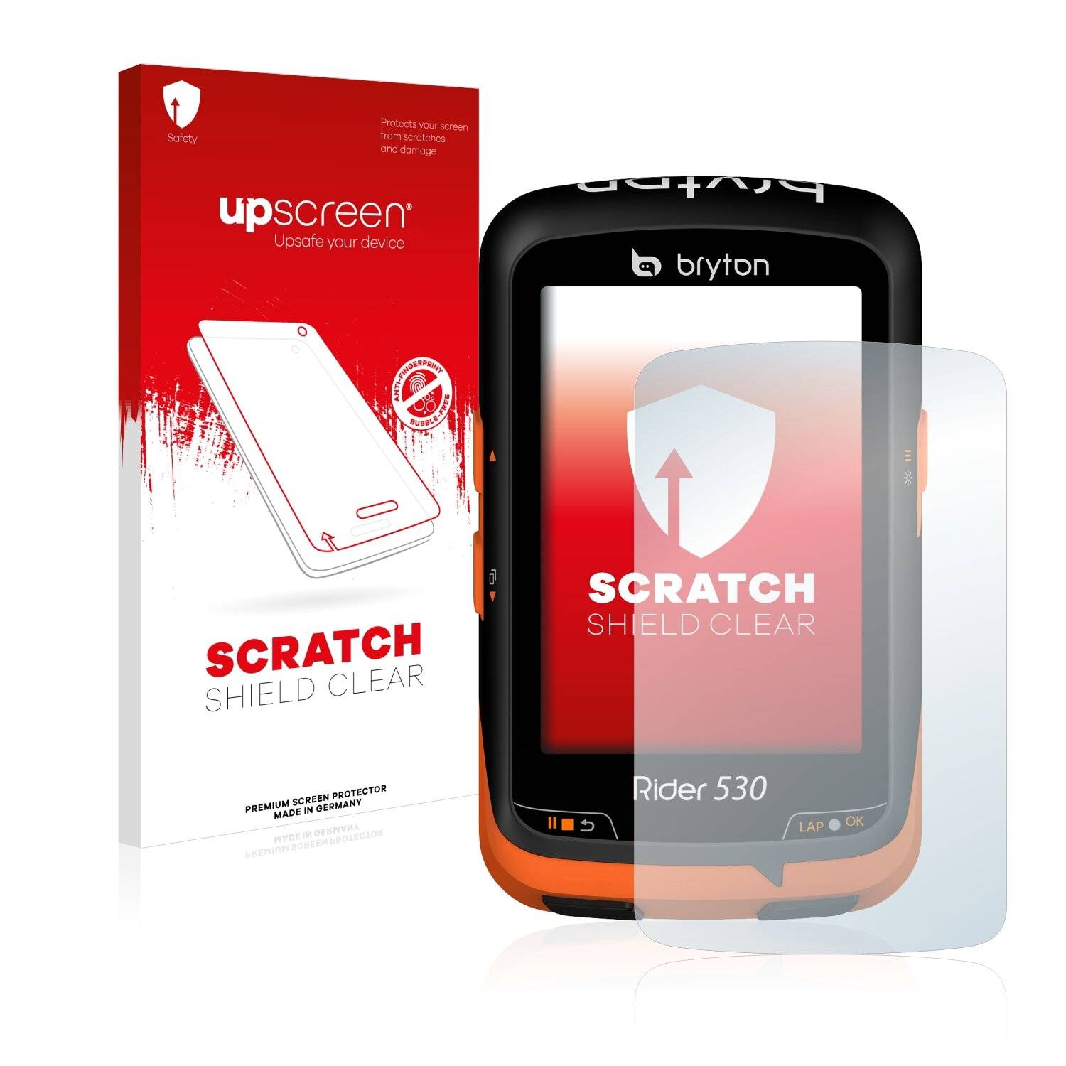 upscreen Scratch Shield Clear Premium Displayschutzfolie für Bryton Rider