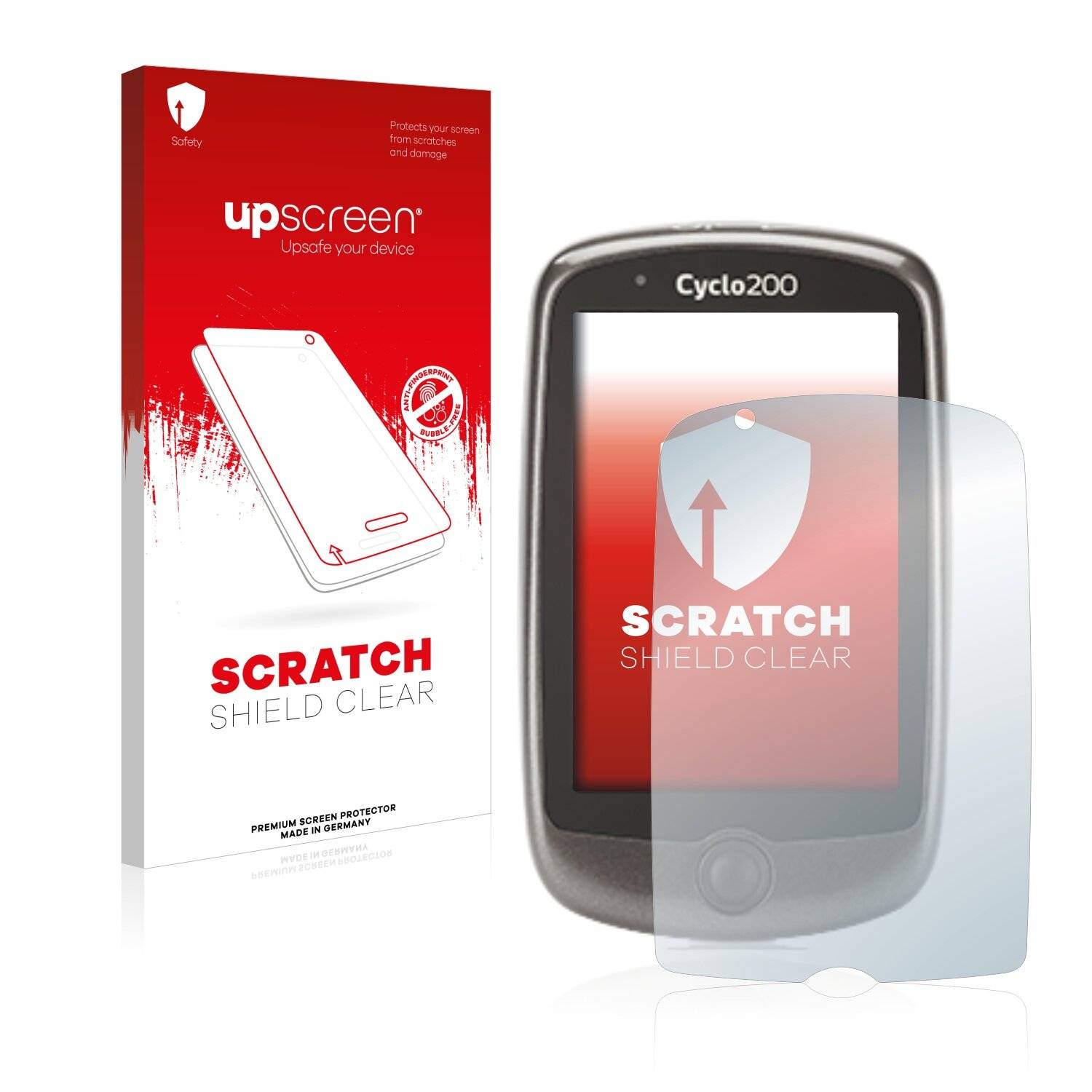upscreen Scratch Shield Clear Premium Displayschutzfolie für Mitac Mio Cyclo