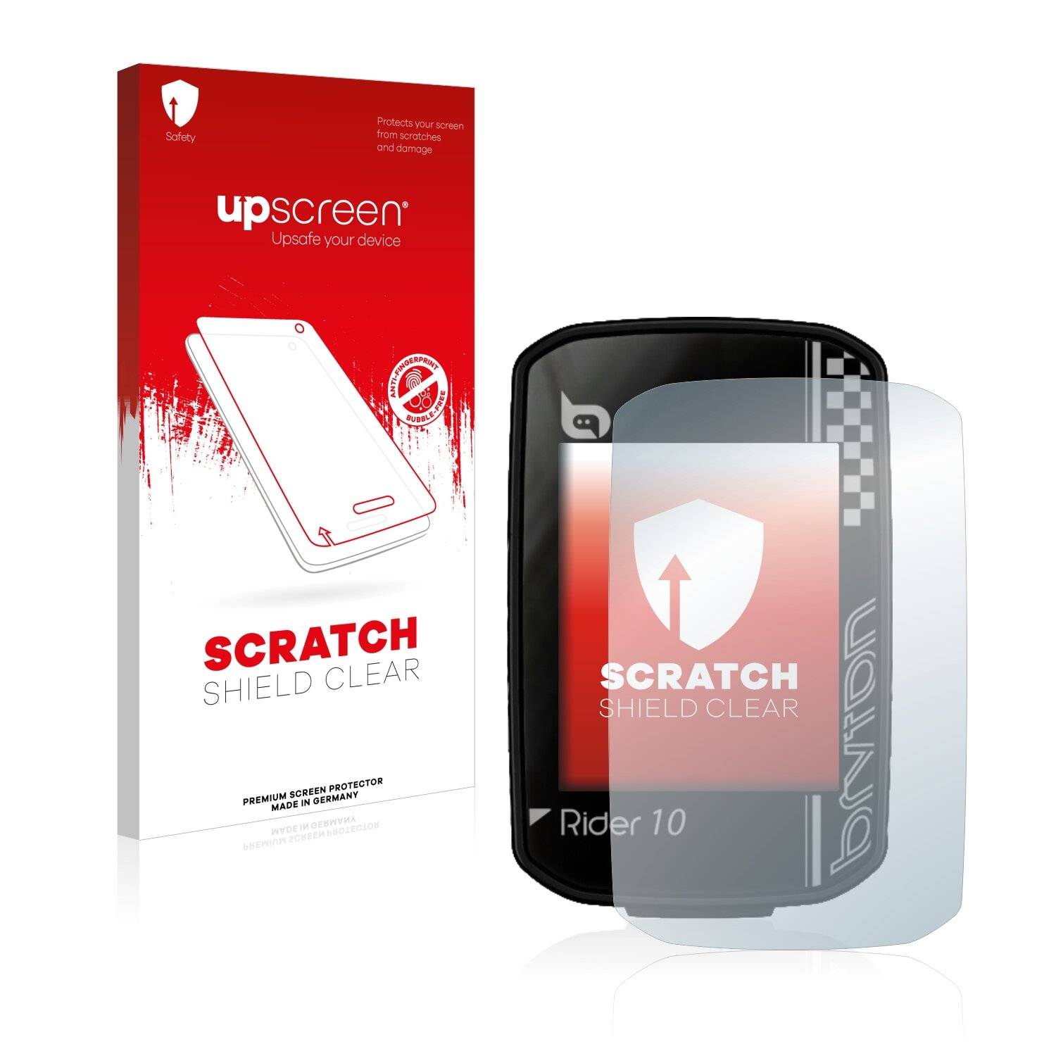 upscreen Scratch Shield Clear Premium Displayschutzfolie für Bryton Rider