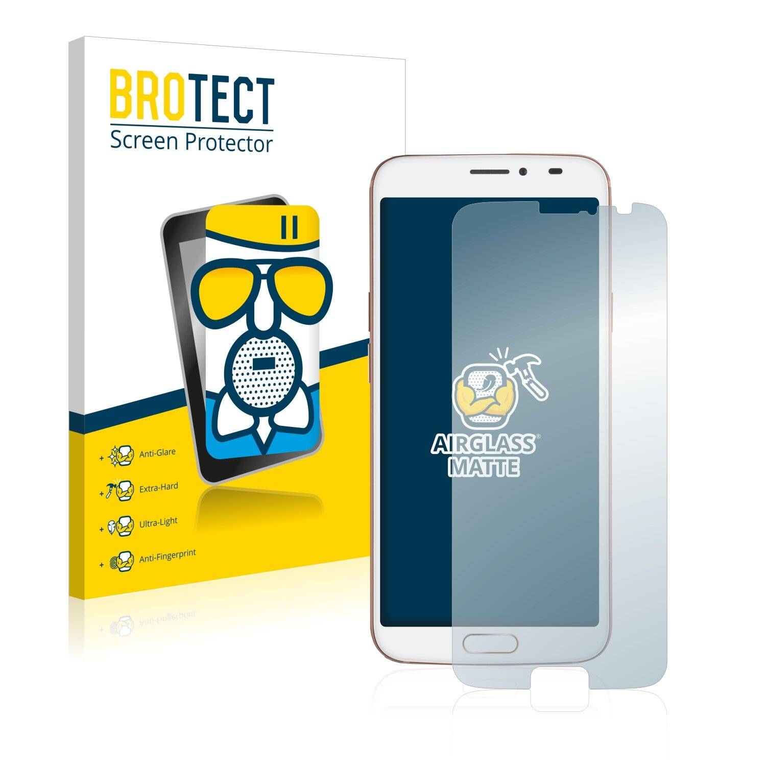 BROTECT AirGlass Matte Schutzglas Folie für Doro