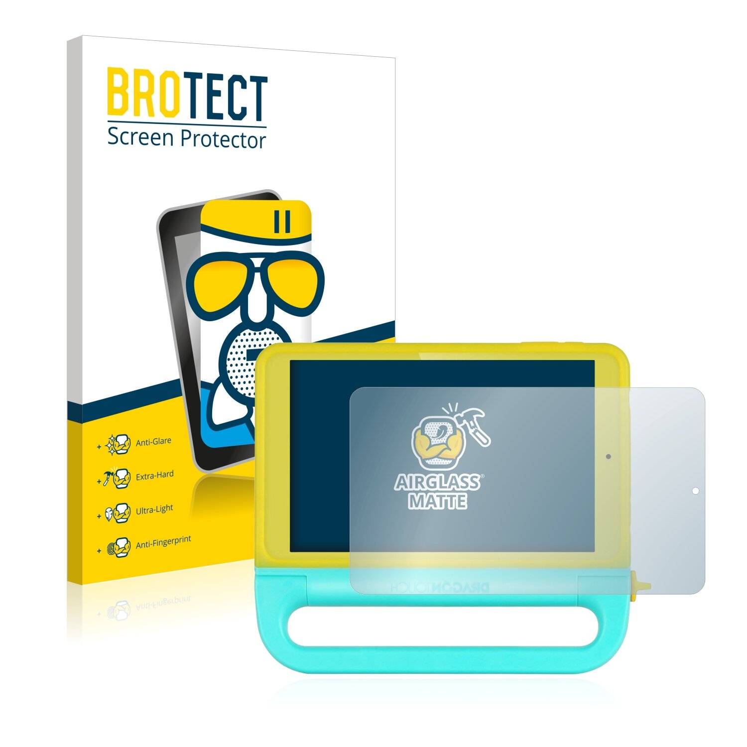 BROTECT AirGlass Matte Schutzglas Folie für Dragon Touch