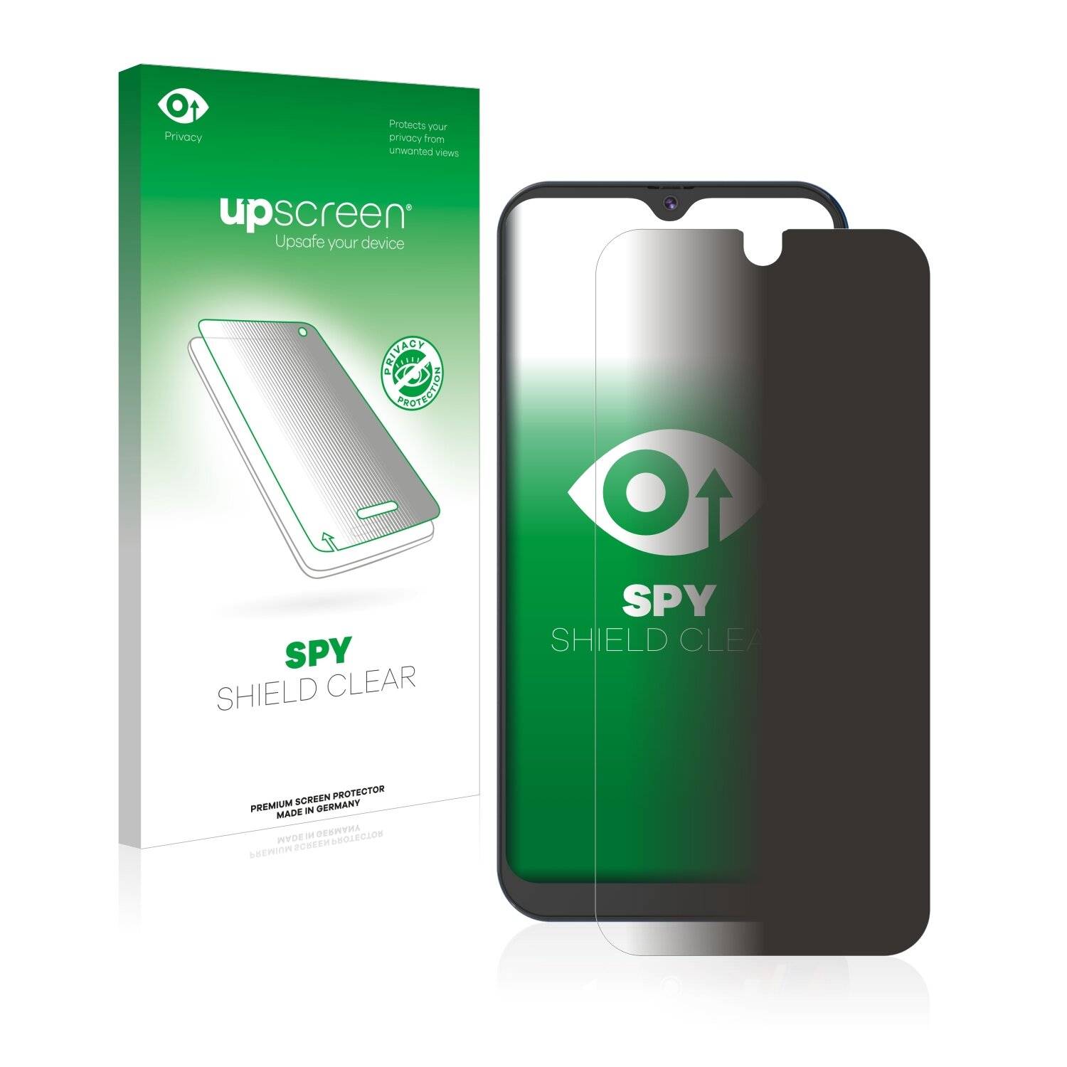 upscreen Spy Shield Clear Premium Blickschutzfolie für Archos Oxygen