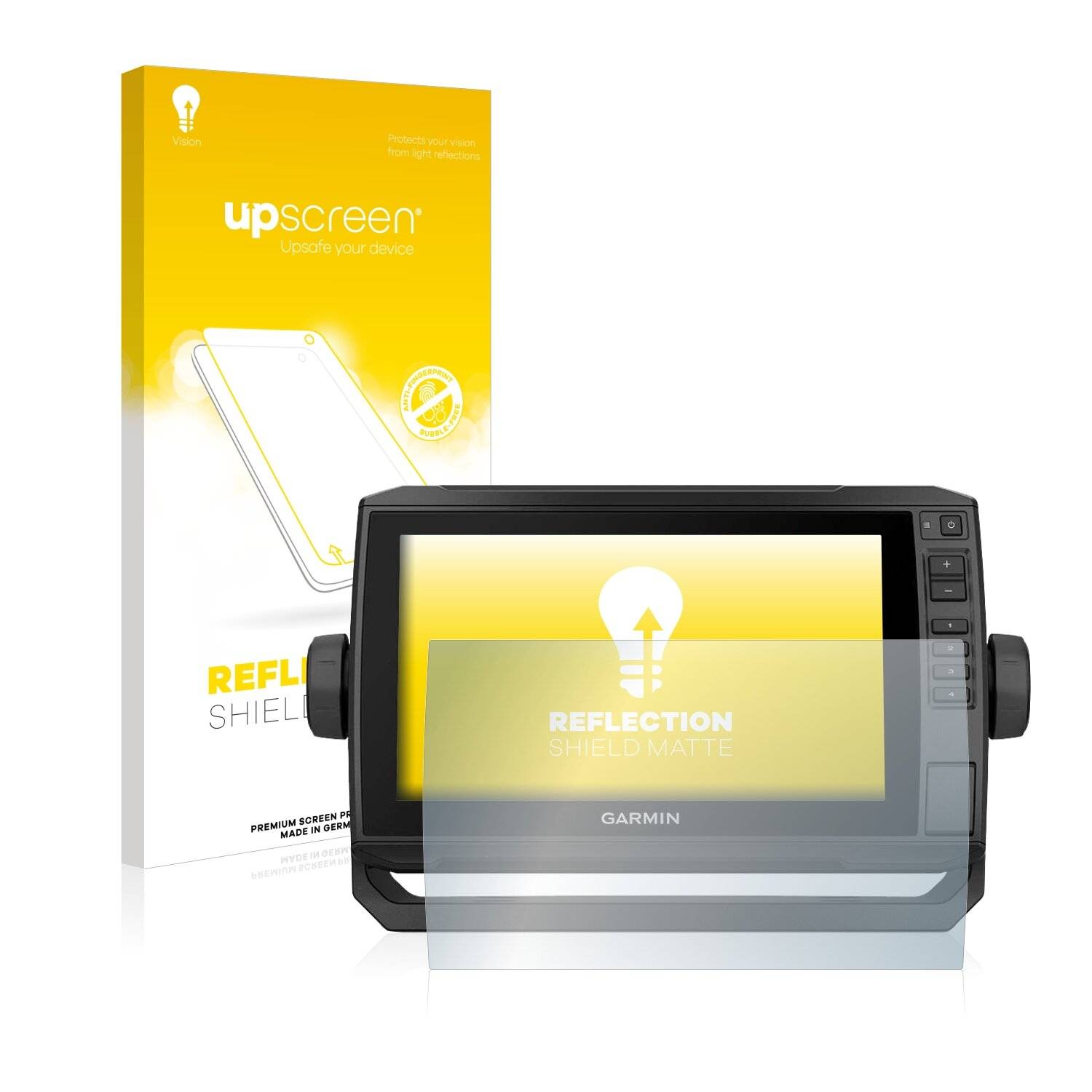 upscreen Reflection Shield Matte Premium Displayschutzfolie für Garmin echoMAP UHD
