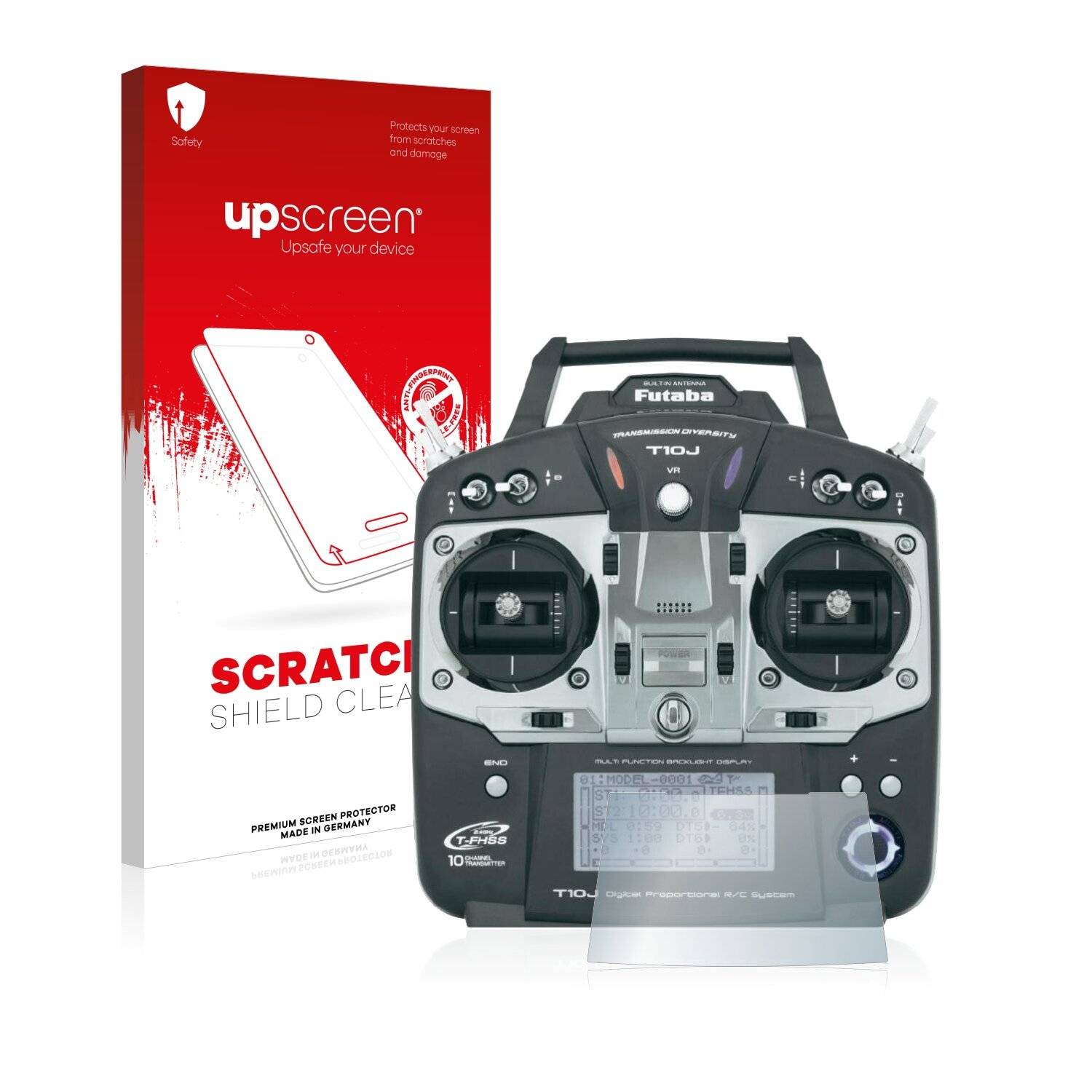 upscreen Scratch Shield Clear Premium Displayschutzfolie für Robbe Futaba