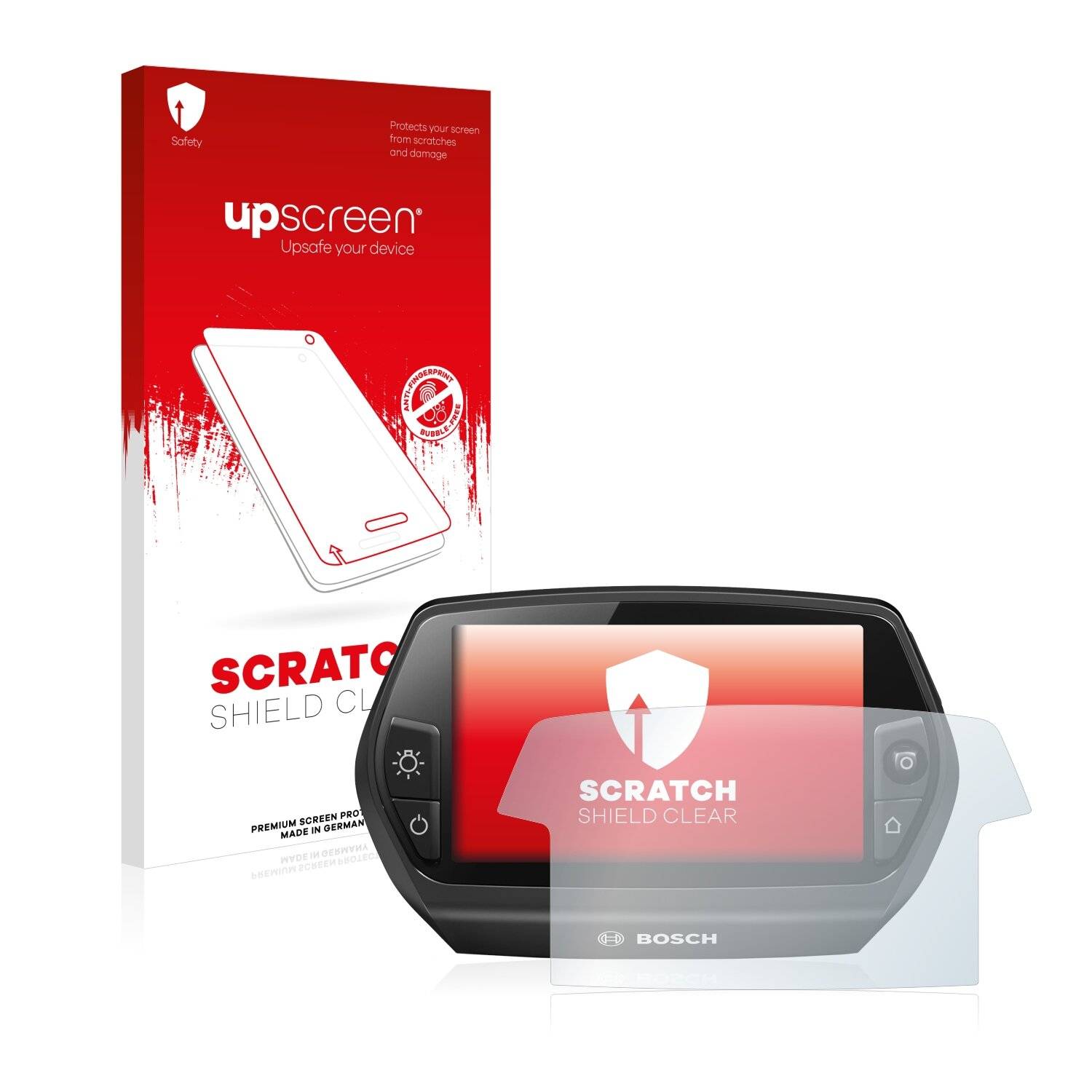 upscreen Scratch Shield Clear Premium Displayschutzfolie für Bosch Nyon