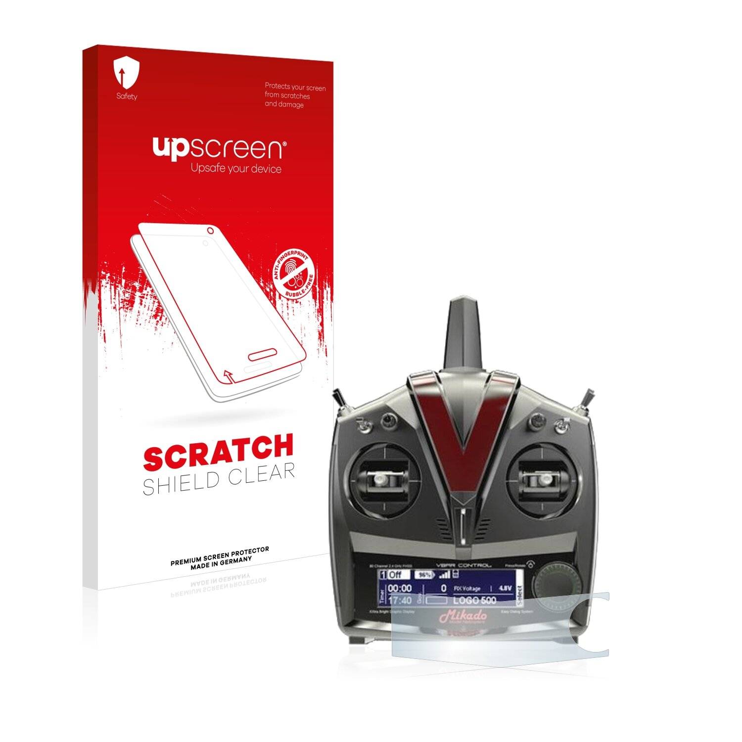 upscreen Scratch Shield Clear Premium Displayschutzfolie für VBar