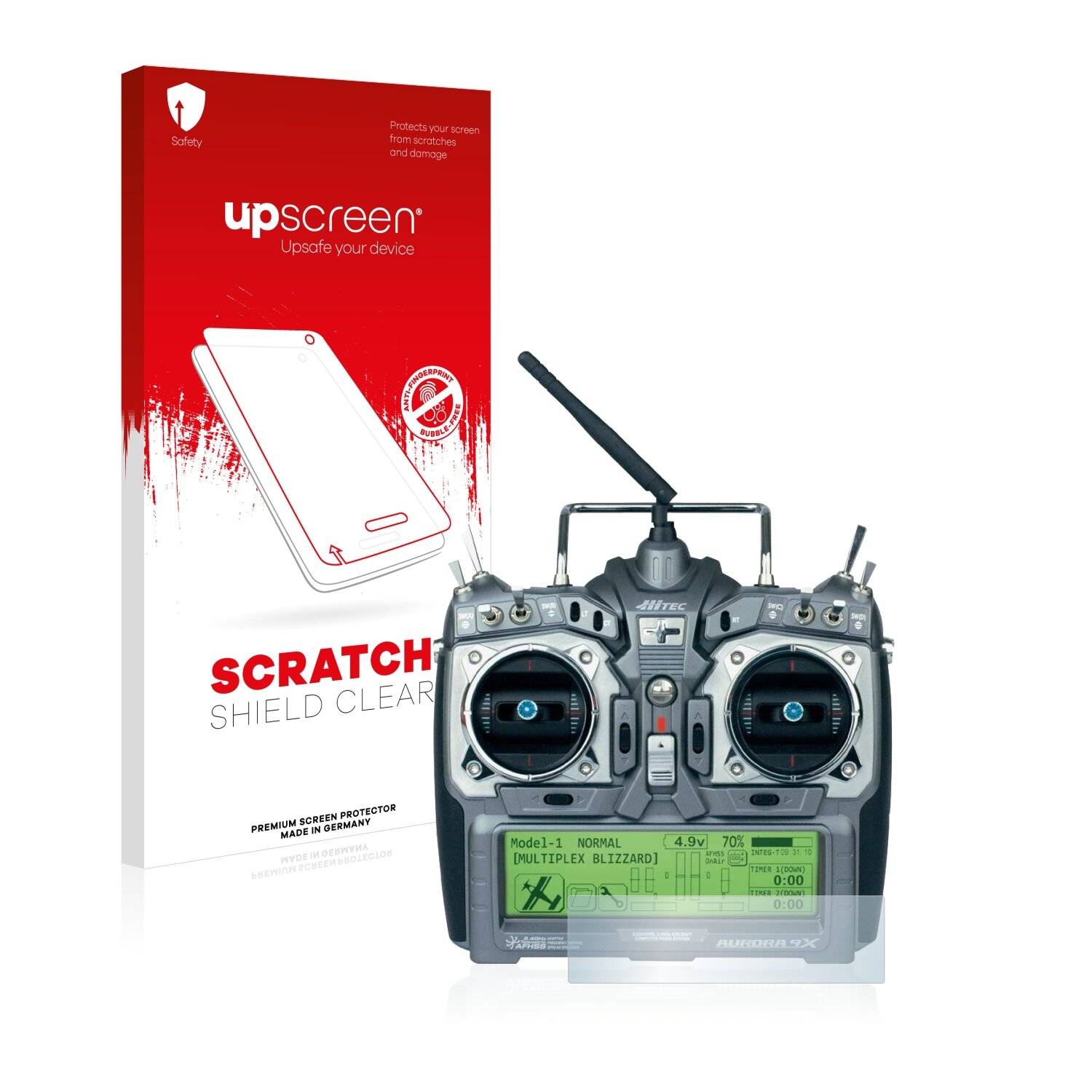 upscreen Scratch Shield Clear Premium Displayschutzfolie für Hitec Aurora