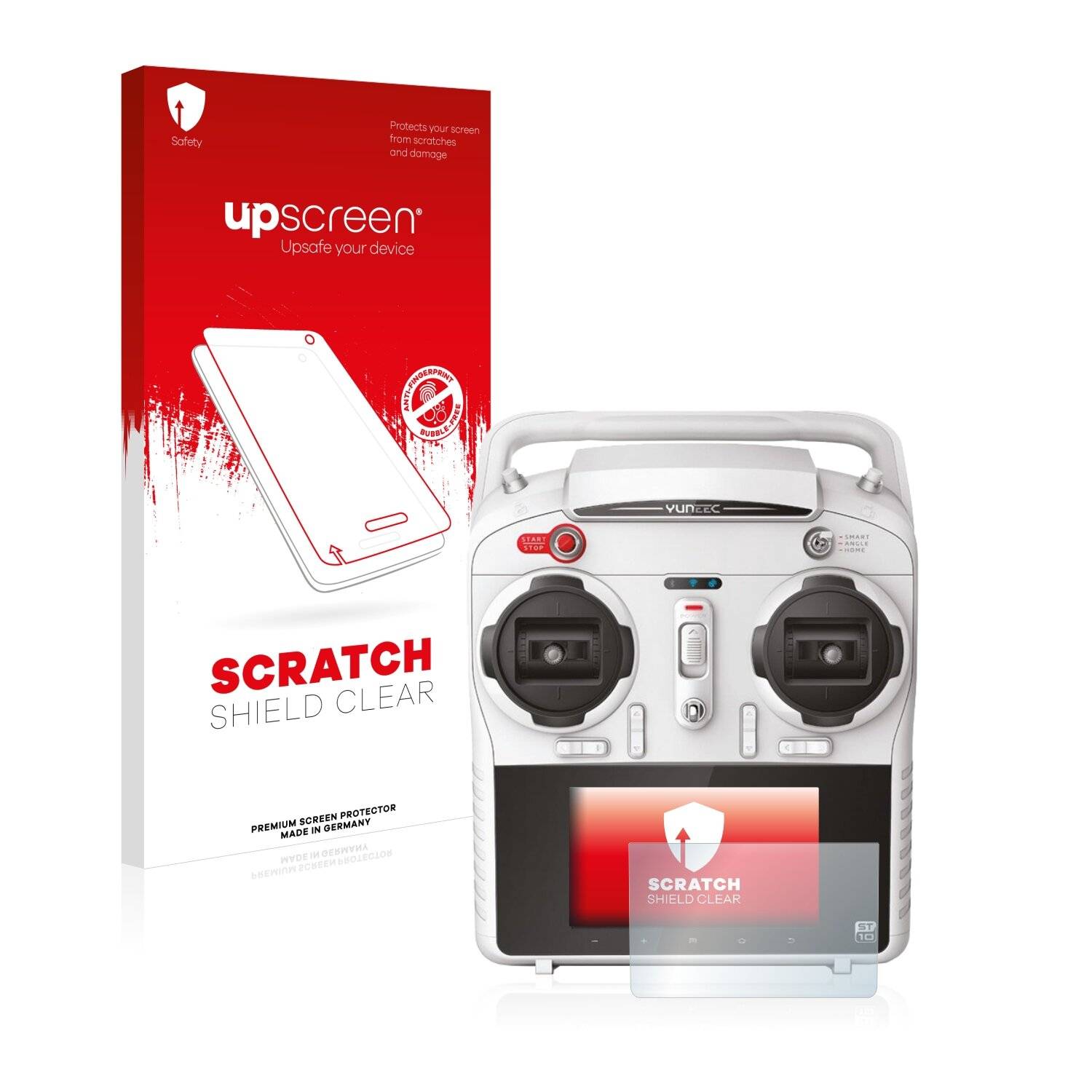 upscreen Scratch Shield Clear Premium Displayschutzfolie für Yuneec ST10 (inkl. umliegender