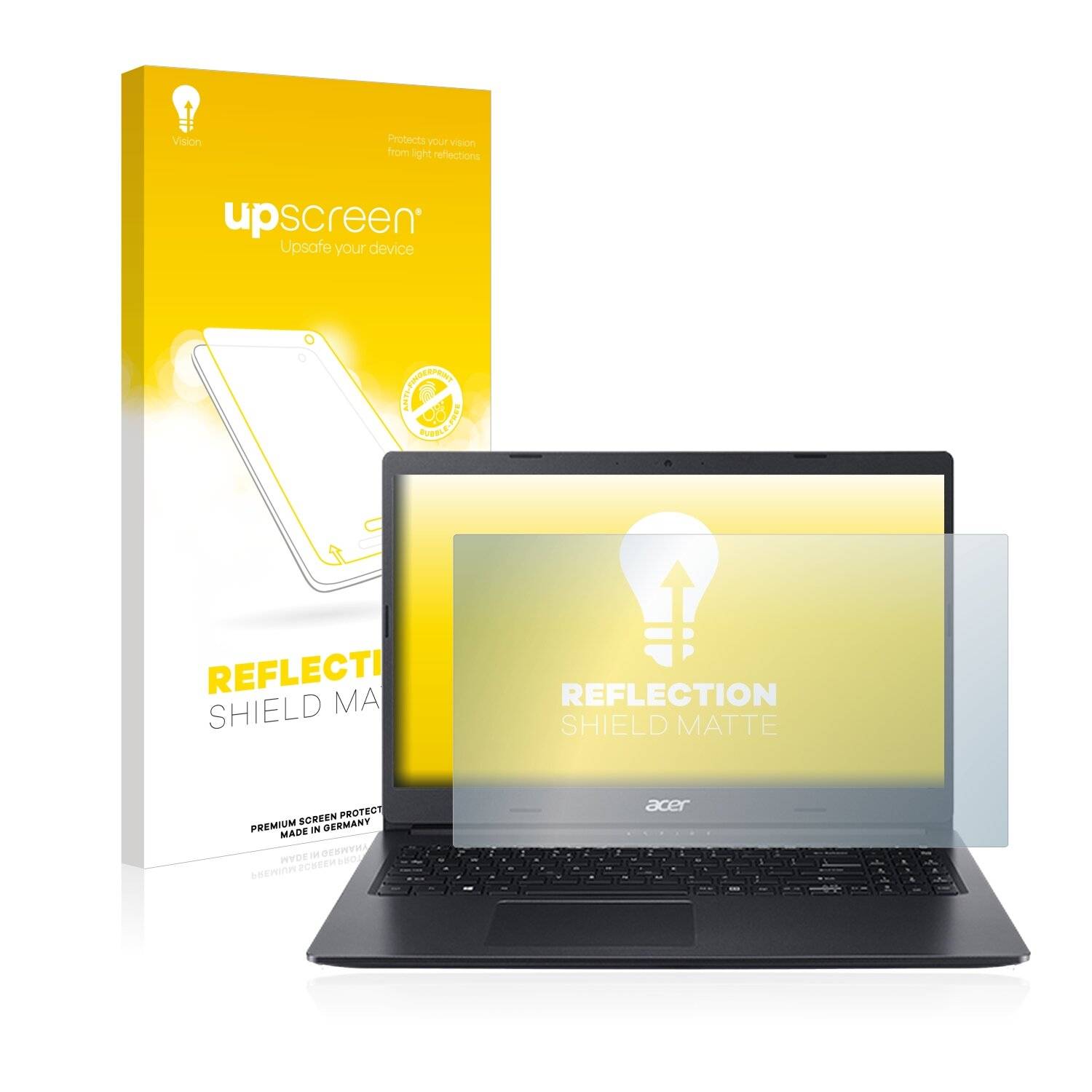 upscreen Reflection Shield Matte Premium Displayschutzfolie für Acer Aspire 3