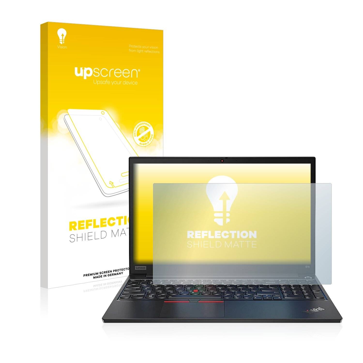 upscreen Reflection Shield Matte Premium Displayschutzfolie für Lenovo ThinkPad E14 (2.