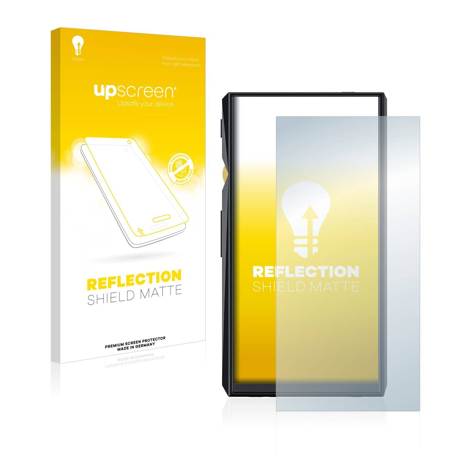 upscreen Reflection Shield Matte Premium Displayschutzfolie für FiiO M11