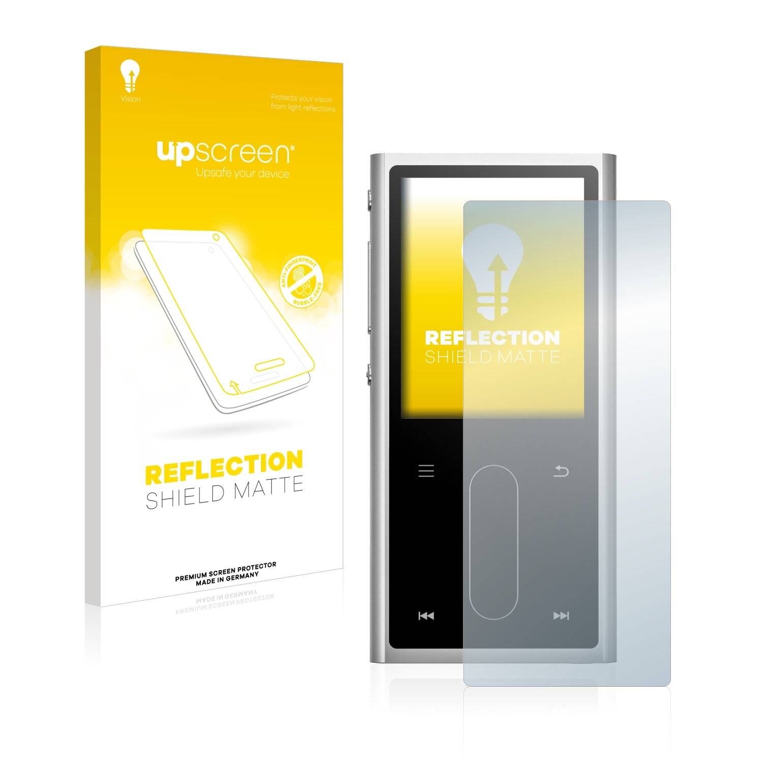 upscreen Reflection Shield Matte Premium Displayschutzfolie für FiiO