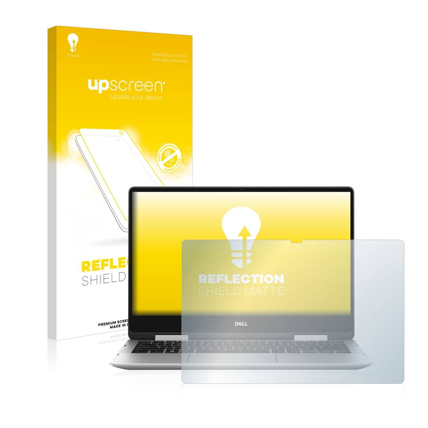 upscreen Reflection Shield Matte Premium Displayschutzfolie für Dell Inspiron 13 7386