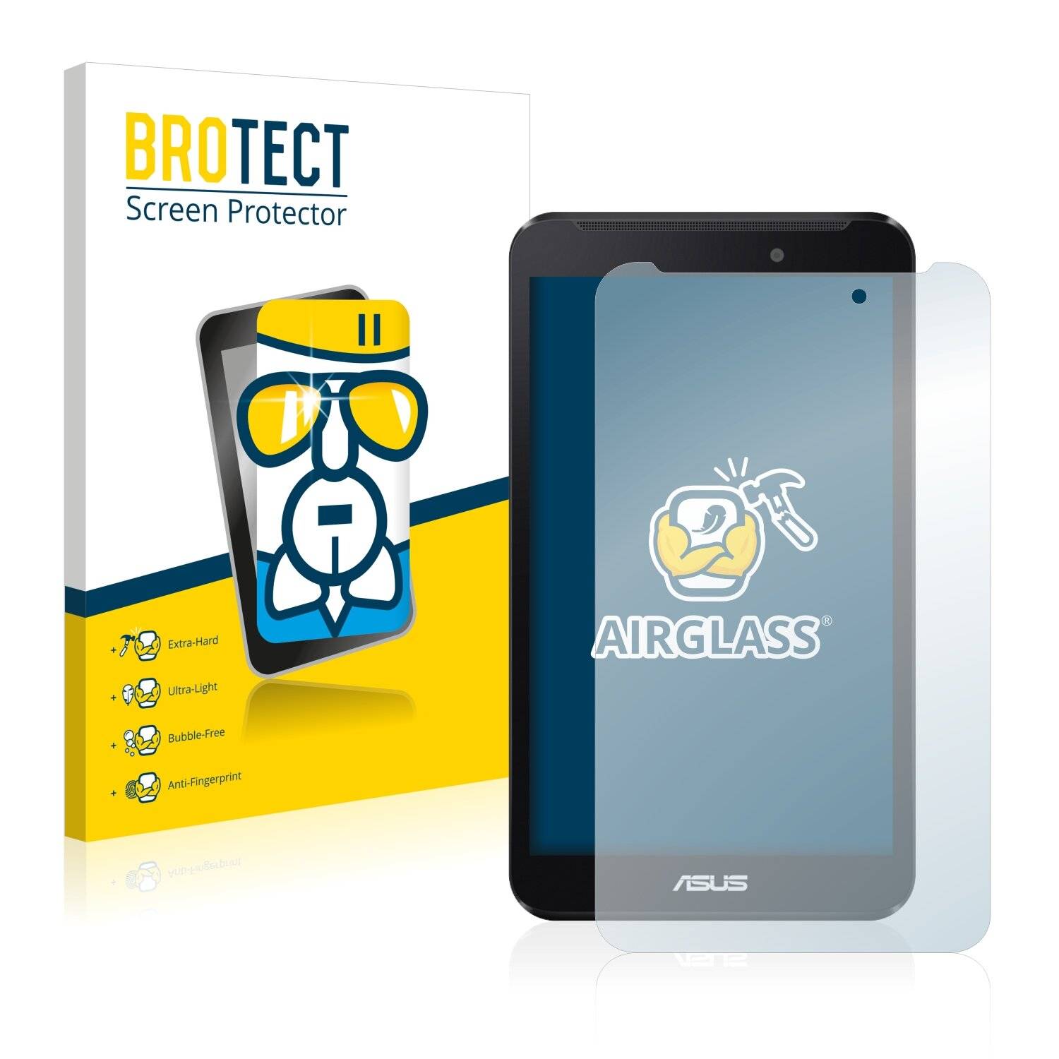 BROTECT AirGlass Schutzglas Folie für Asus MeMo Pad 7