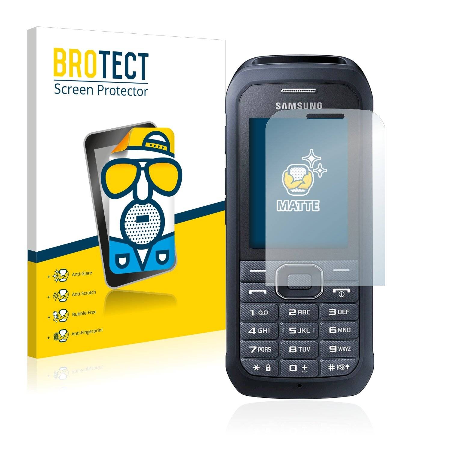 2x BROTECT Matte Displayschutzfolie für Samsung Xcover 550 - Entspiegelt,