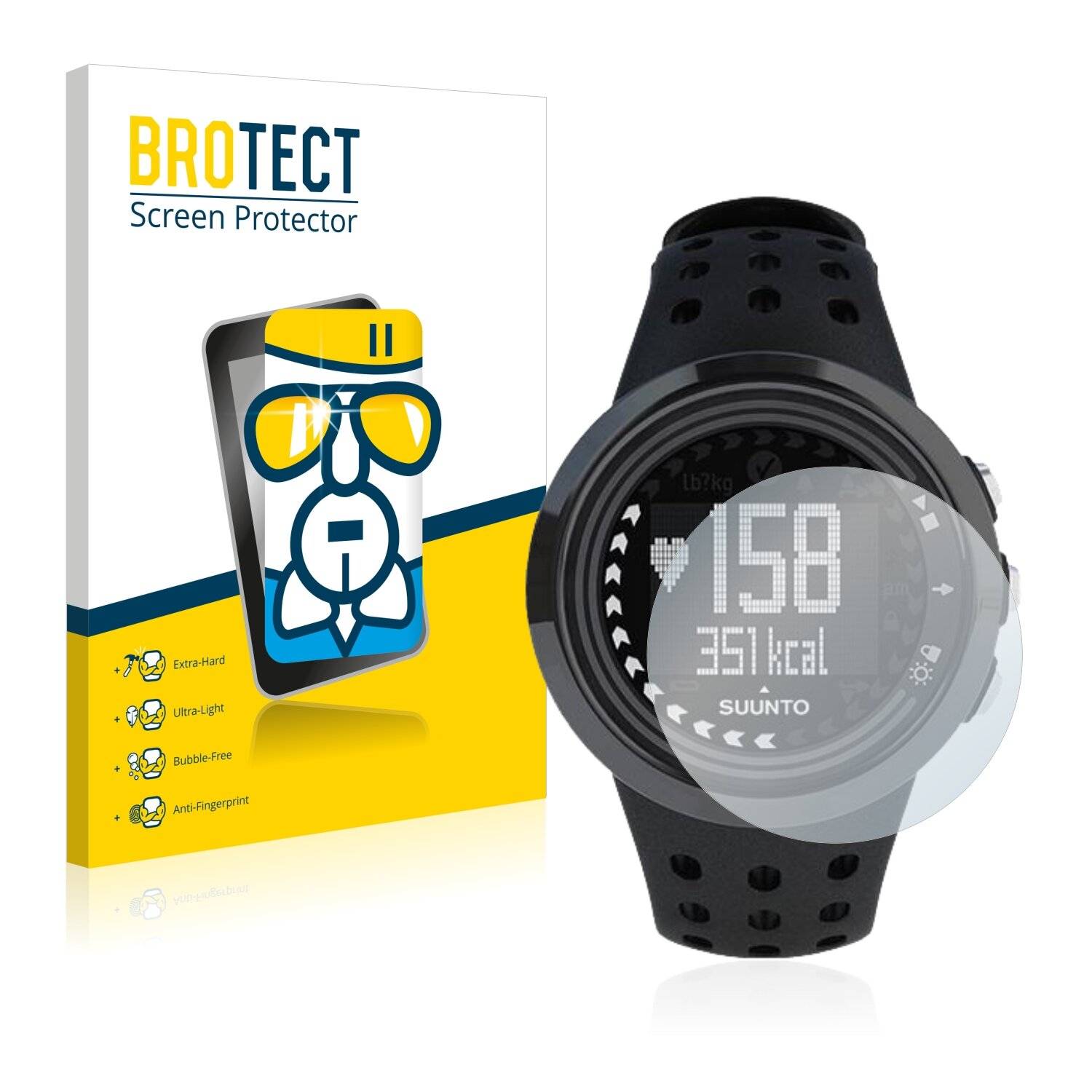 BROTECT AirGlass Schutzglas Folie für Suunto M5 All