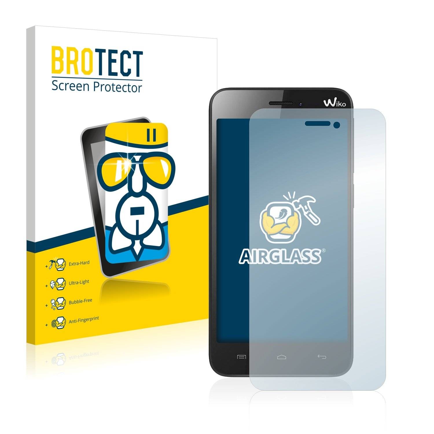BROTECT AirGlass Schutzglas Folie für Wiko
