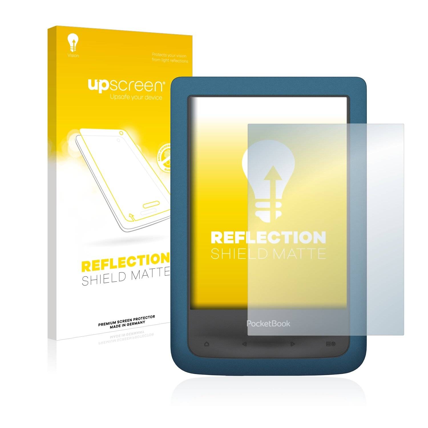 upscreen Reflection Shield Matte Premium Displayschutzfolie für Pocketbook Auqa